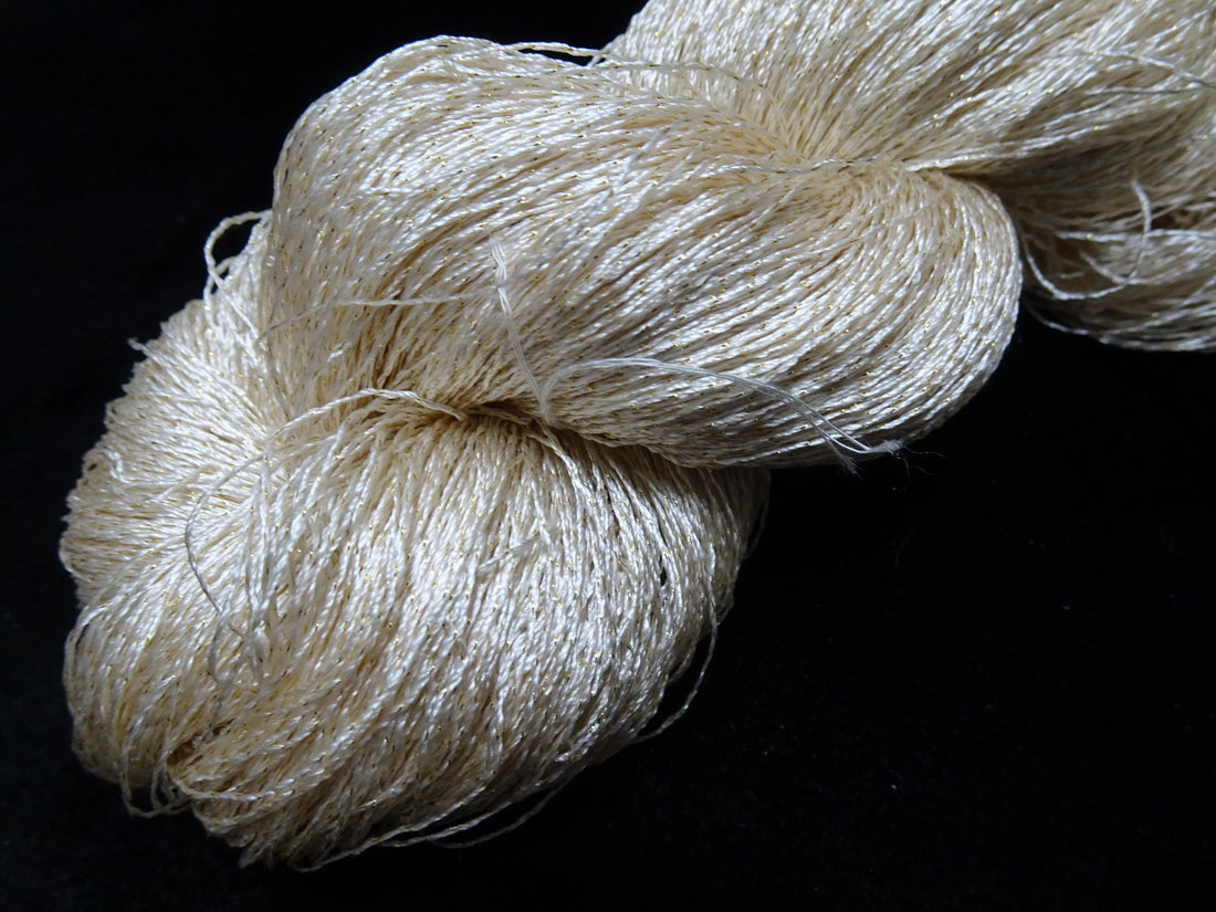 Japanese Vintage High Class Rare Silk Thread Mixture of Gold embroidery 17893