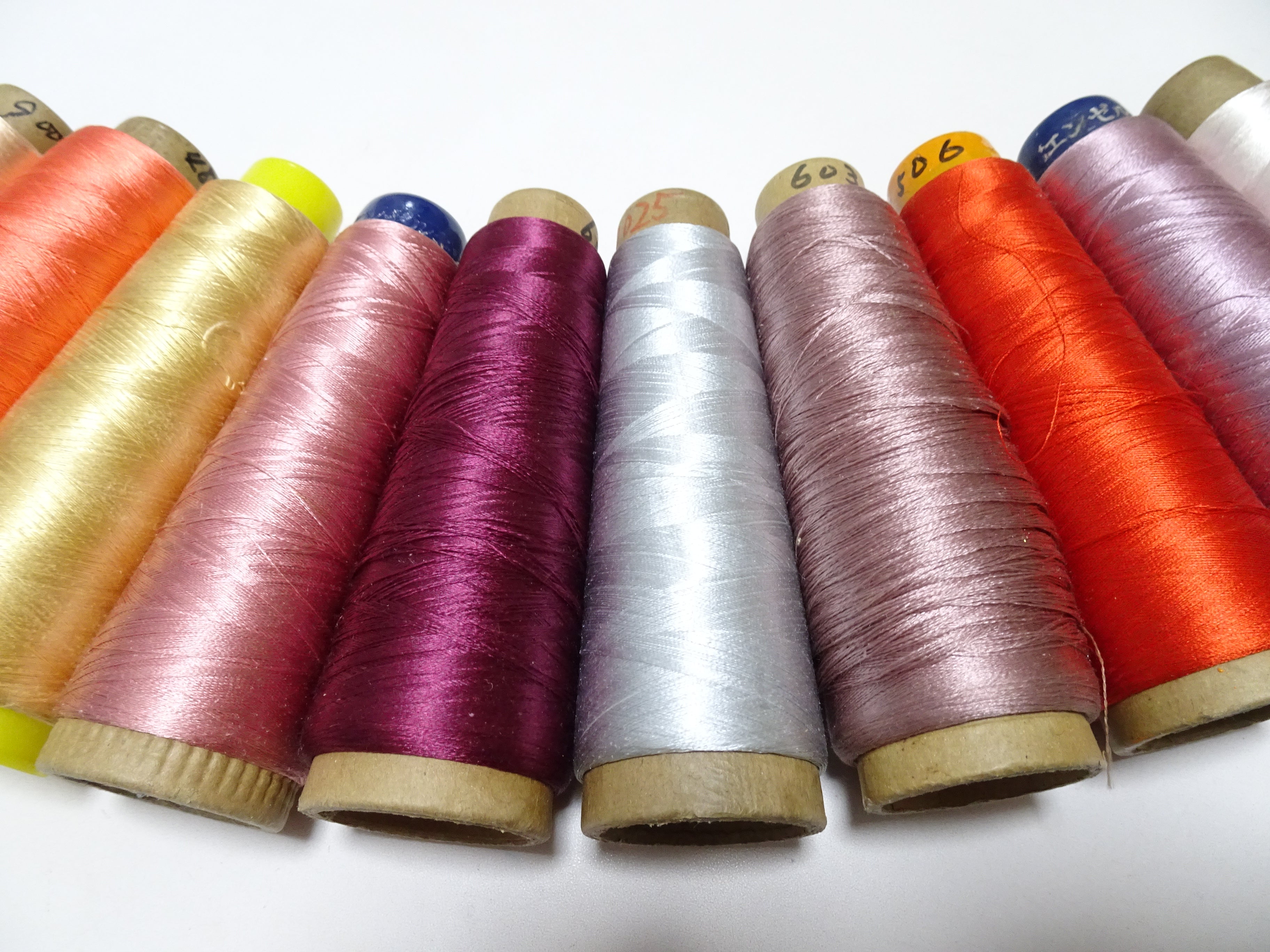 Special Price!! Japanese vintage silk thread 10sets embroidery Over 6,000 meters  16361