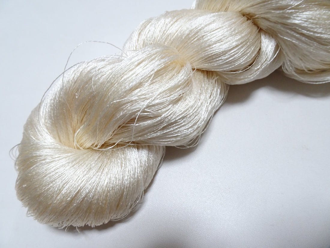 Japanese Vintage Twisted Silk Thread Embroidery 19878