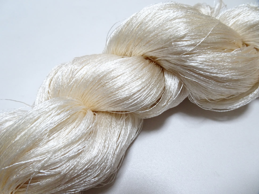 Japanese Vintage Twisted Silk Thread Embroidery 19878