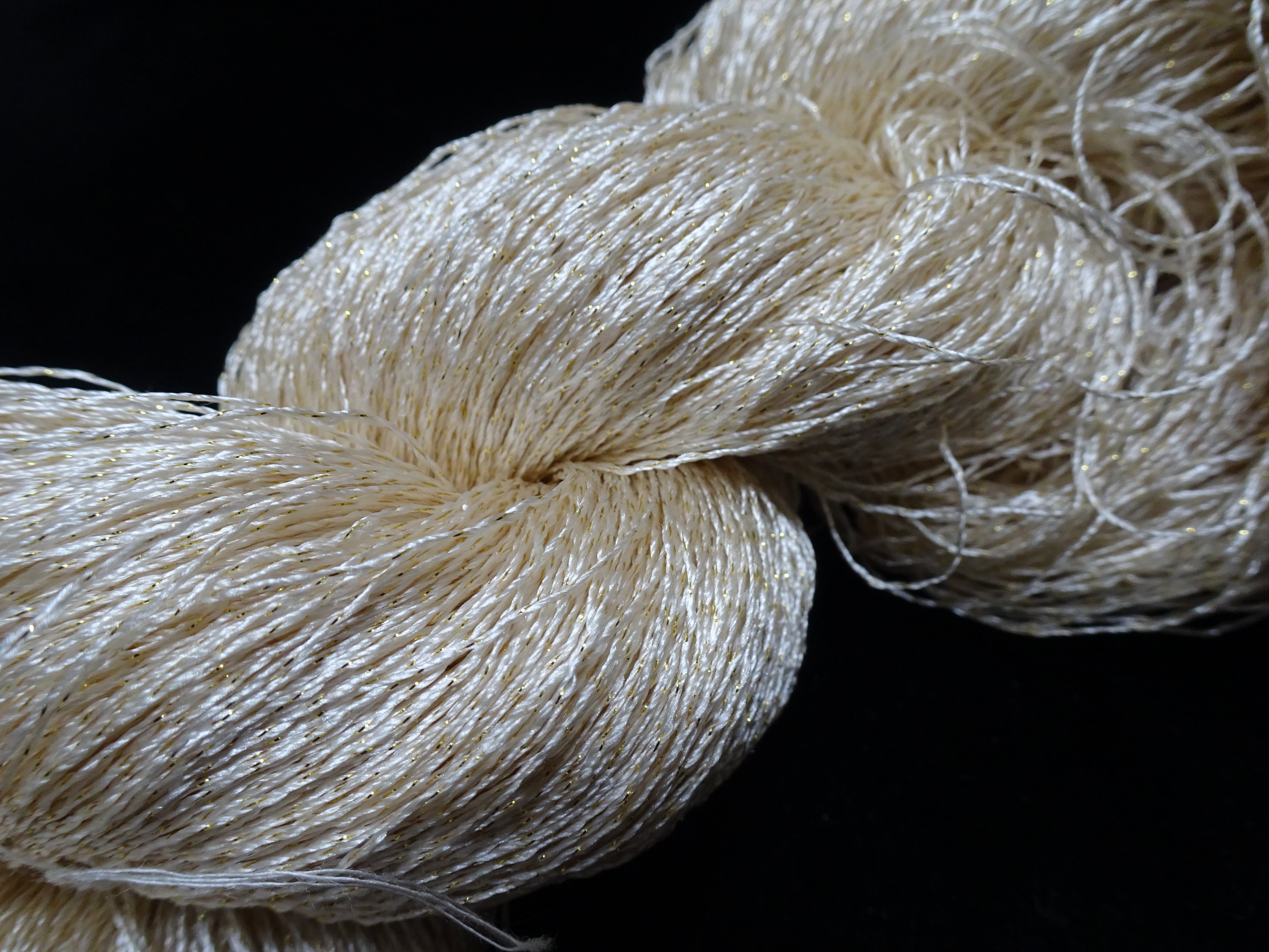 Japanese Vintage High Class Rare Silk Thread Mixture of Gold embroidery 17893