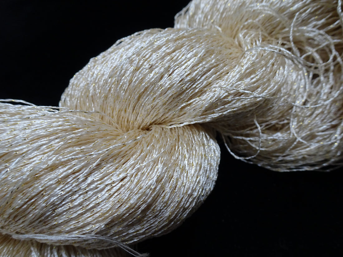 Japanese Vintage High Class Rare Silk Thread Mixture of Gold embroidery 17893