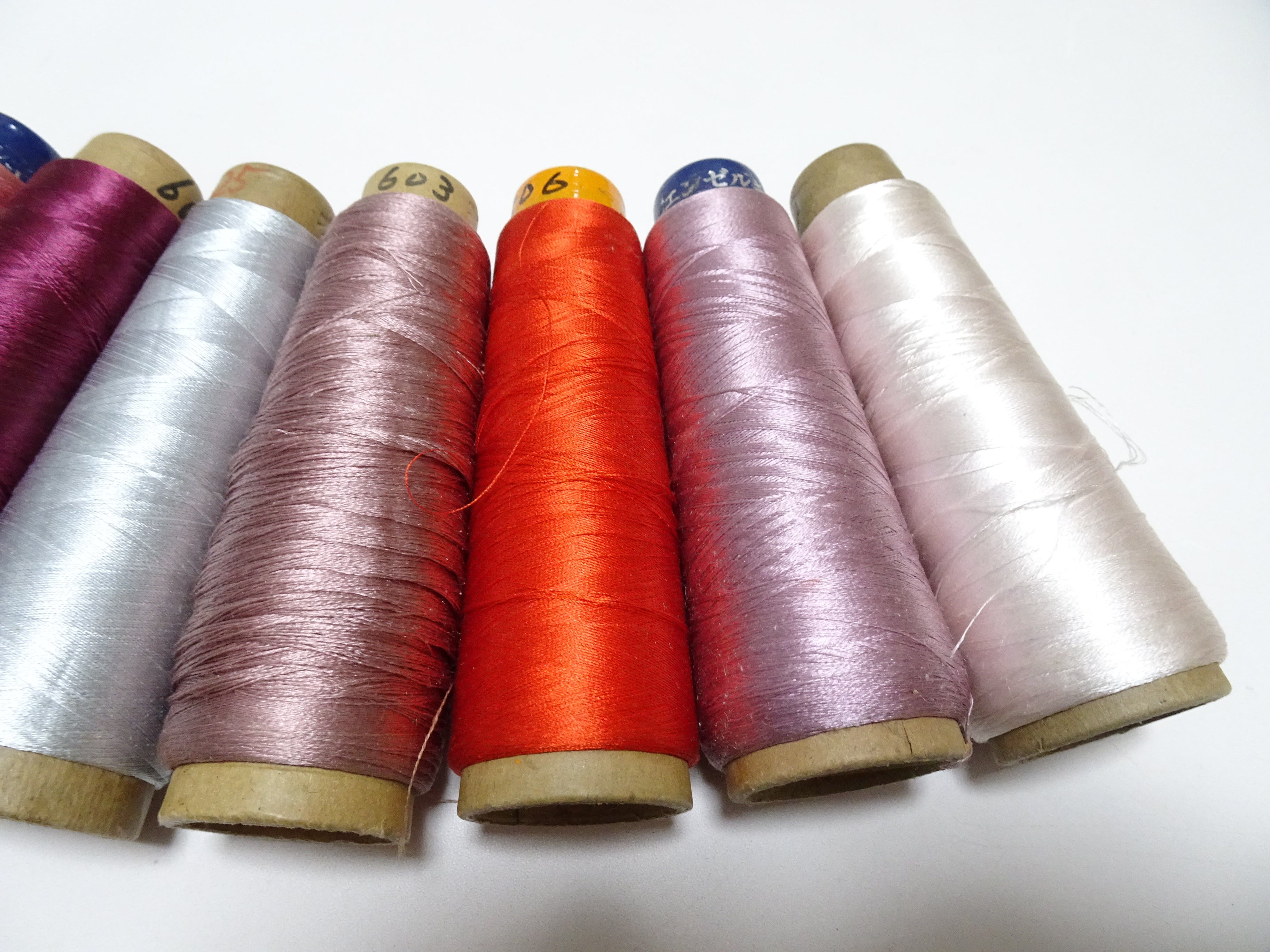 Special Price!! Japanese vintage silk thread 10sets embroidery Over 6,000 meters  16361