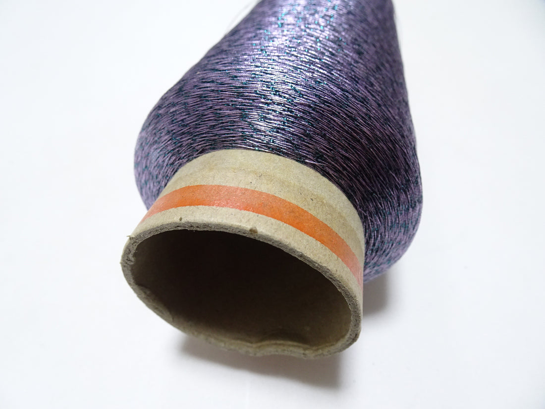 Super Special price! Japanese vintage metallic lame thread embroidery 5000M 9338