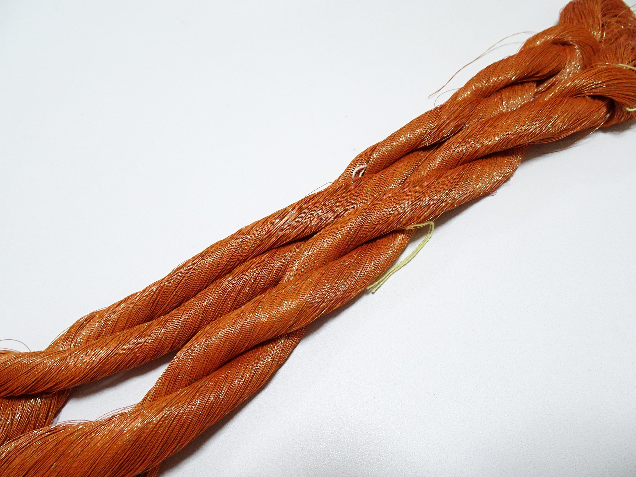 Special price! Japanese Vintage Super Rare Urushi (japanese lacquer) Kinsunago thread 2sets Over 1500M  0.16mm  12600