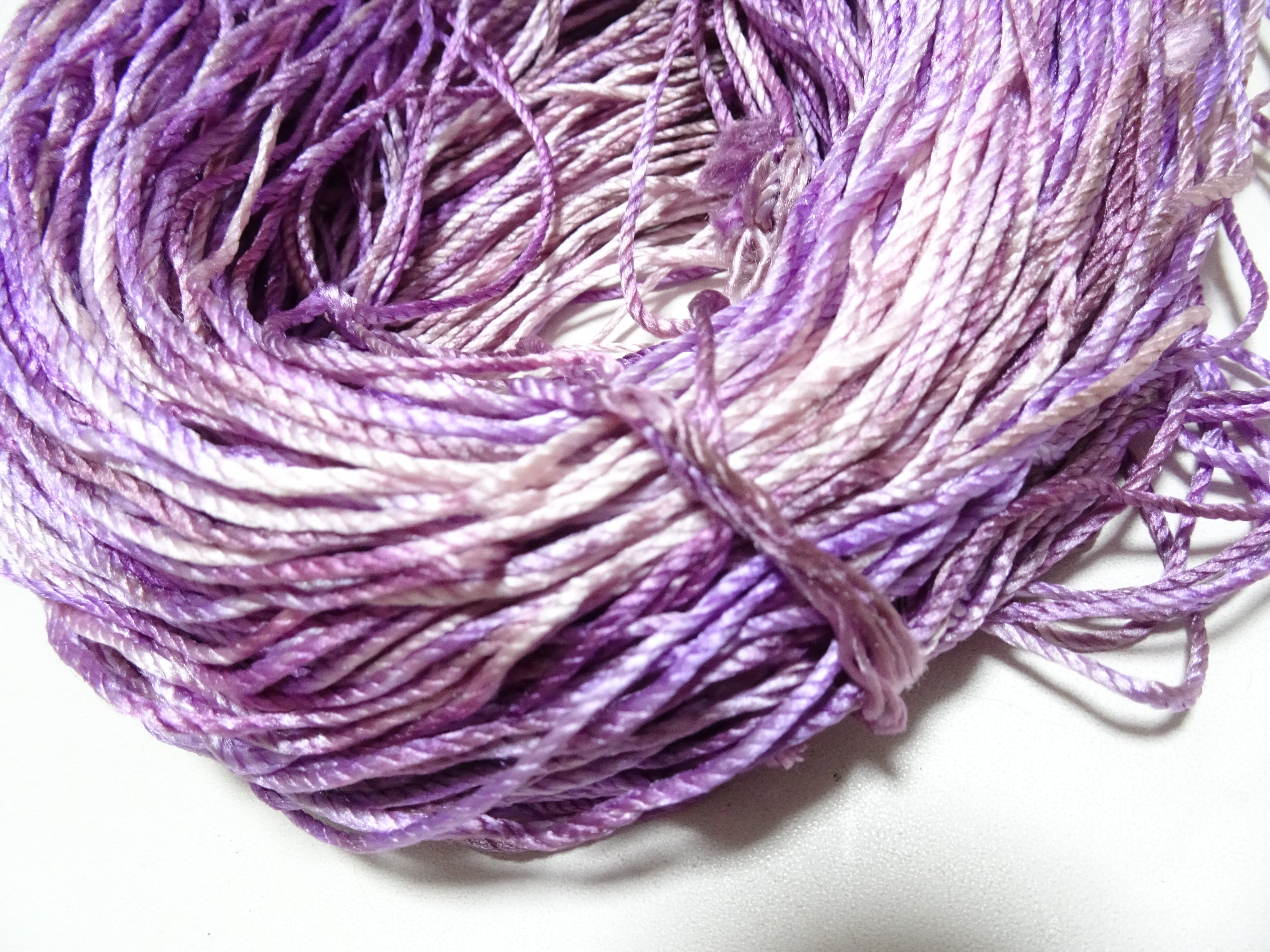 Japanese Tanaka Gen Silk – One-of-a-Kind Hand-Dyed Artistic Silk Thread, Rare Japanese Artisan Yarn, Limited Stock 16503