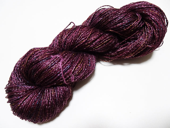 Japanese Tanaka Gen Silk – One-of-a-Kind Hand-Dyed Artistic Silk Wool Thread(Silk87% Wool13%), Rare Japanese Artisan Yarn, Limited Stock 16471