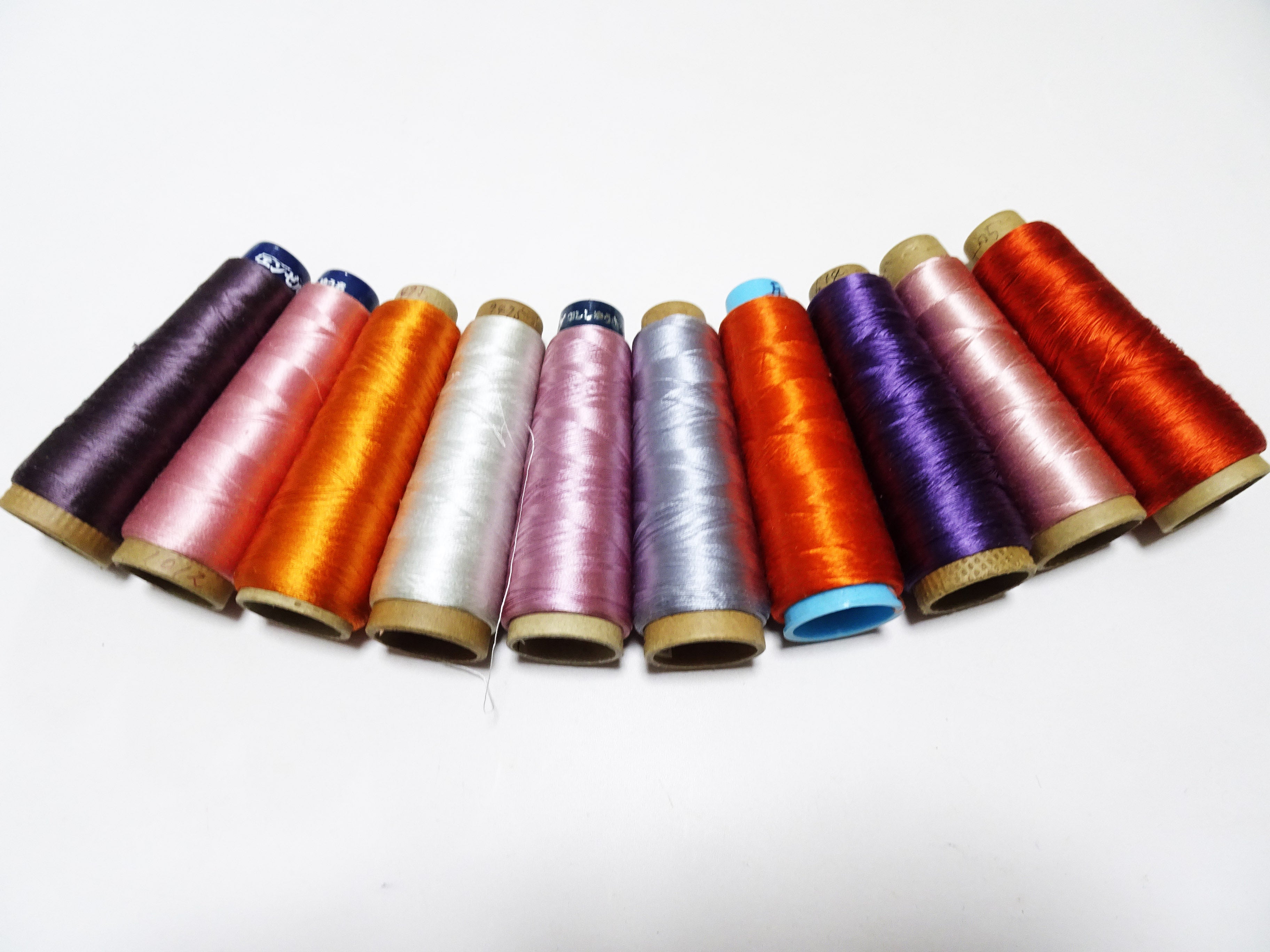 Special Price!! Japanese vintage silk thread 10sets embroidery Over 6,000 meters  16362
