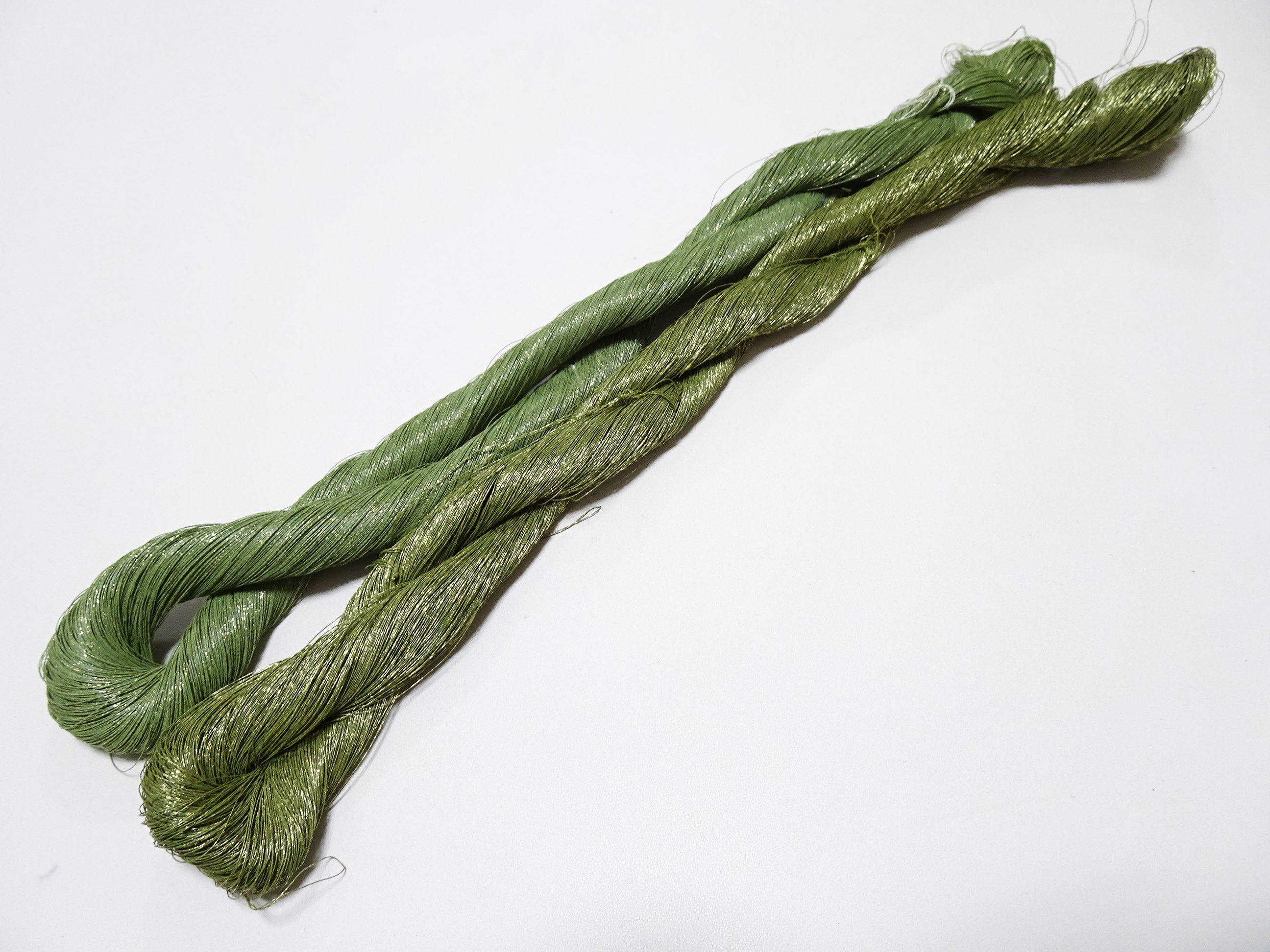 Special price! Japanese Vintage Super Rare Urushi (japanese lacquer) Kinsunago thread 2sets Over 1500M  0.16mm  12601