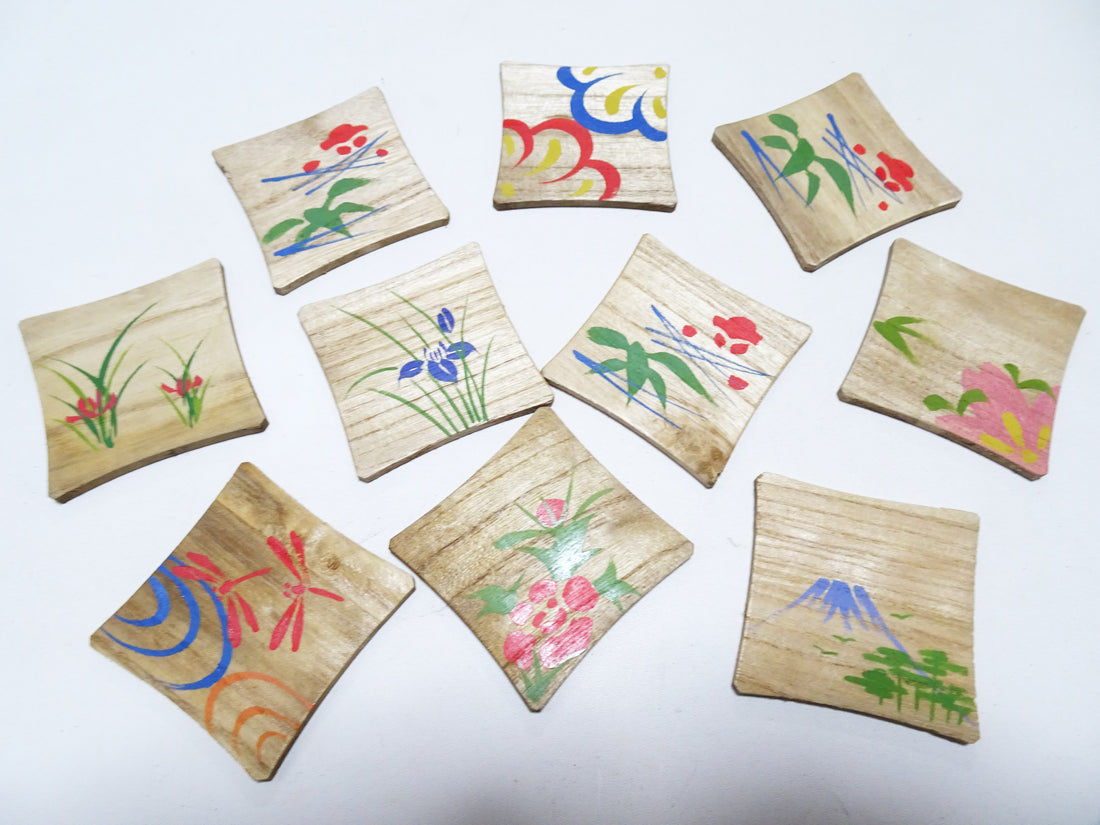 Vintage Japanese Wooden Thread Spools 10sets 17448