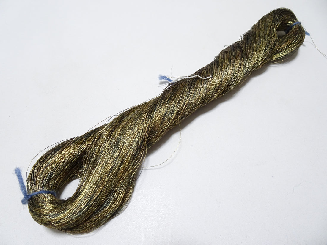 Japanese vintage high class aluminum leaf thread raten 14 embroidery 1000M