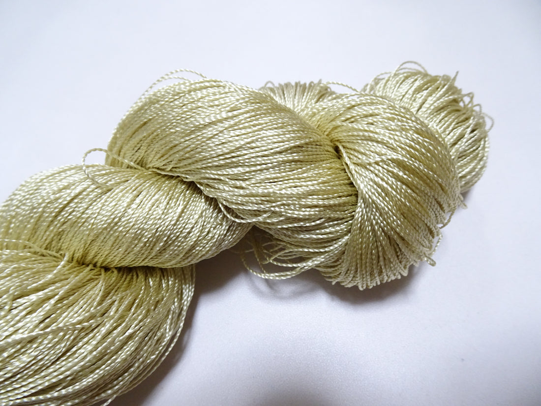 Japanese Vintage Twisted Silk Thread　Embroidery 18625