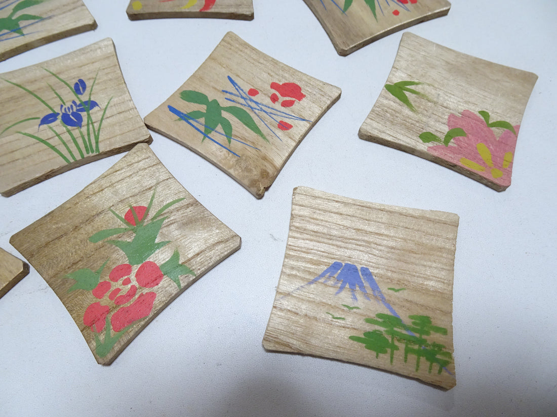 Vintage Japanese Wooden Thread Spools 10sets 17448