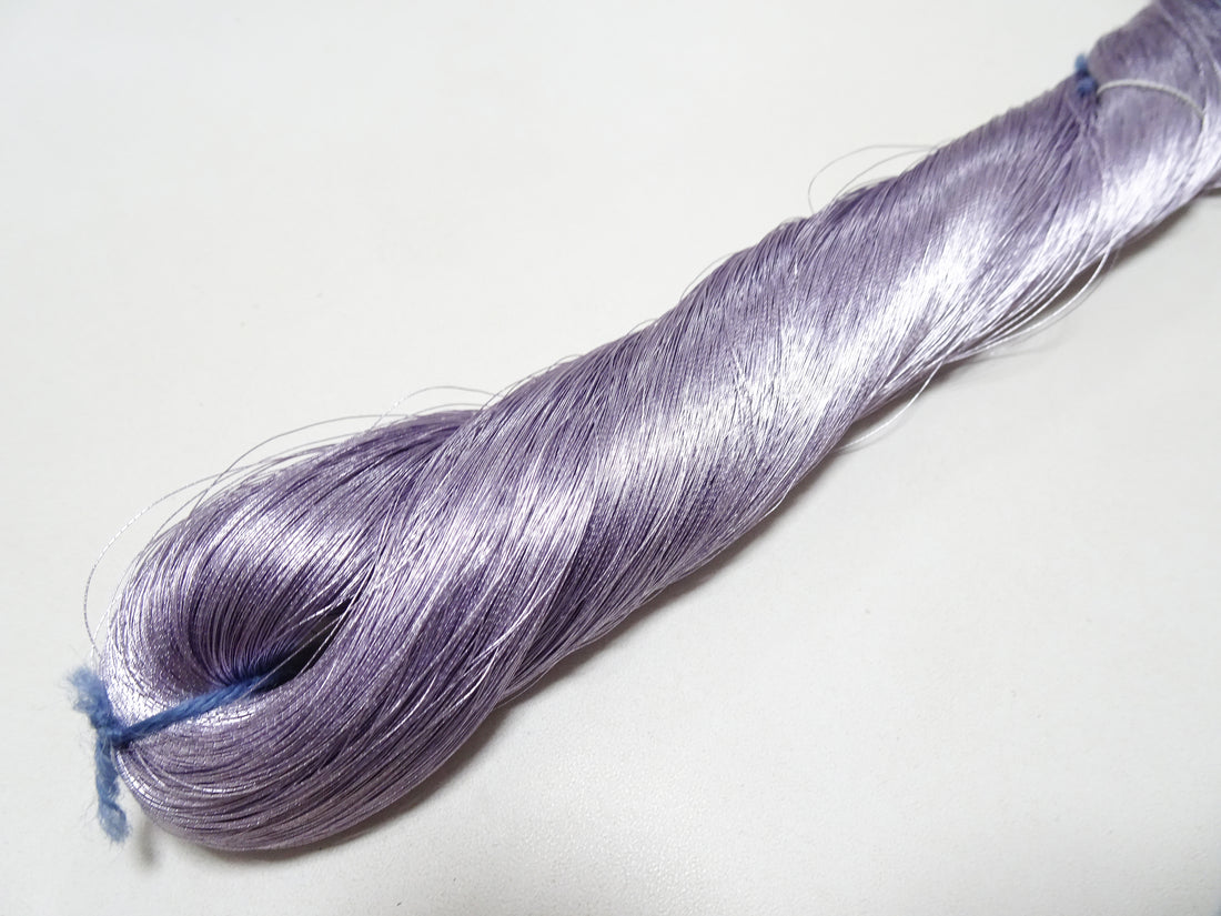 Japanese vintage rare Superb pure silver leaf thread color SA5 2000M ...