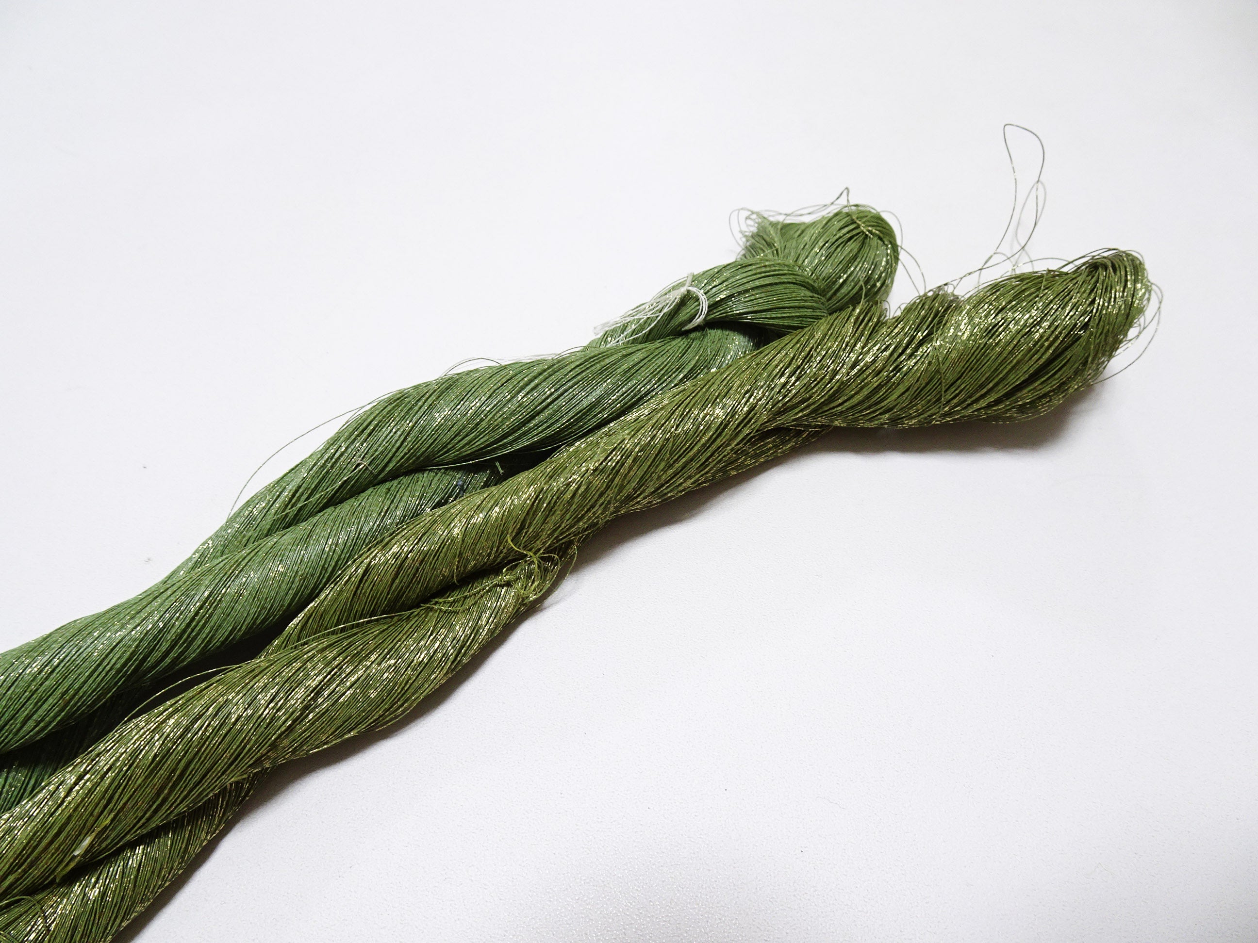 Special price! Japanese Vintage Super Rare Urushi (japanese lacquer) Kinsunago thread 2sets Over 1500M  0.16mm  12601