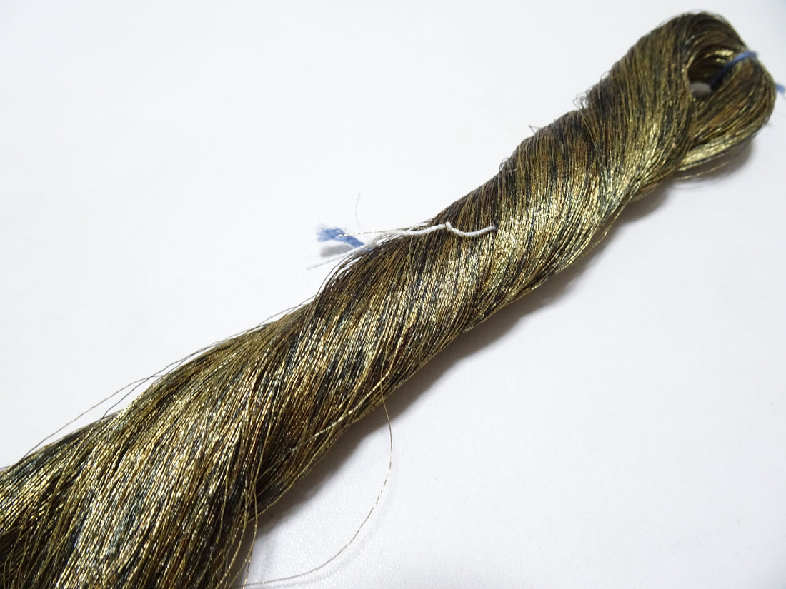 Japanese vintage high class aluminum leaf thread raten 14 embroidery 1000M