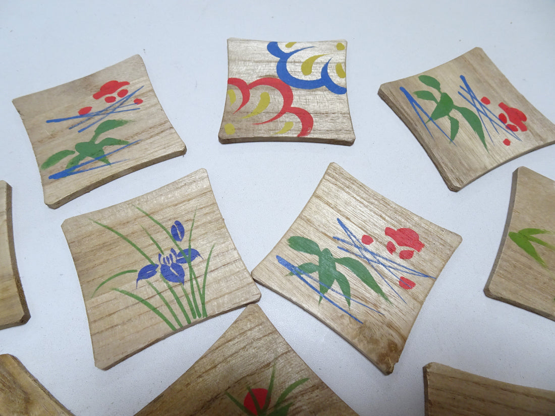 Vintage Japanese Wooden Thread Spools 10sets 17448