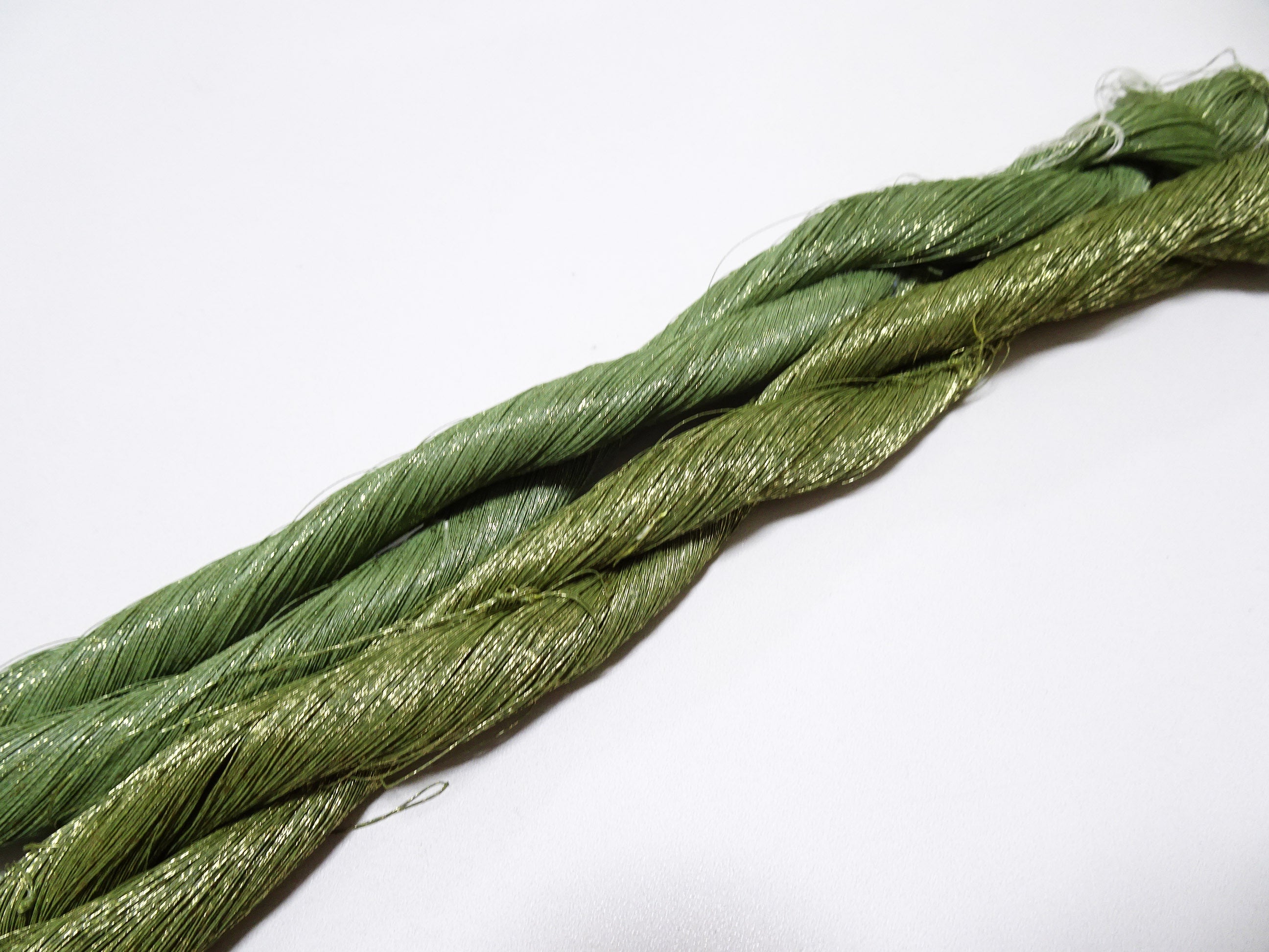 Special price! Japanese Vintage Super Rare Urushi (japanese lacquer) Kinsunago thread 2sets Over 1500M  0.16mm  12601