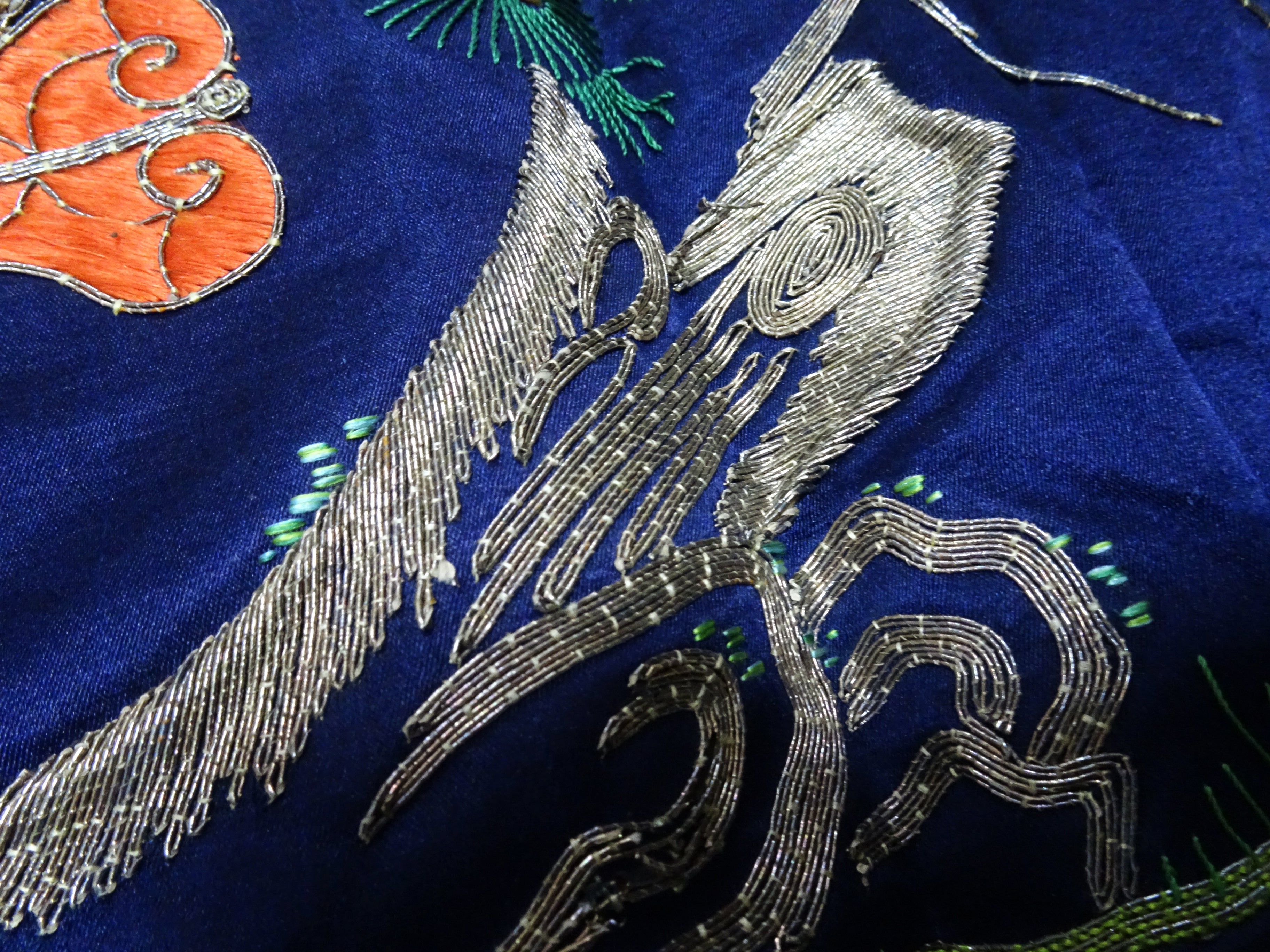 Japanese Antique high quality Super Rare Fukusa  Embroidery 7680