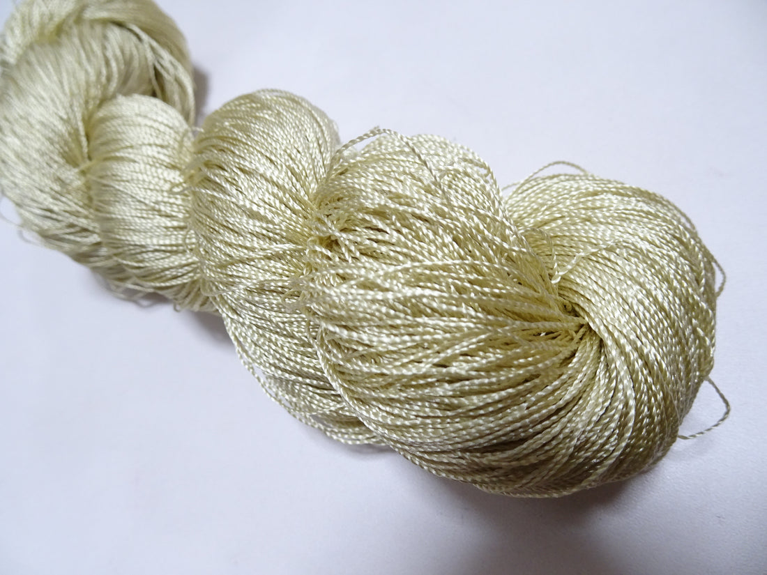 Japanese Vintage Twisted Silk Thread　Embroidery 18625