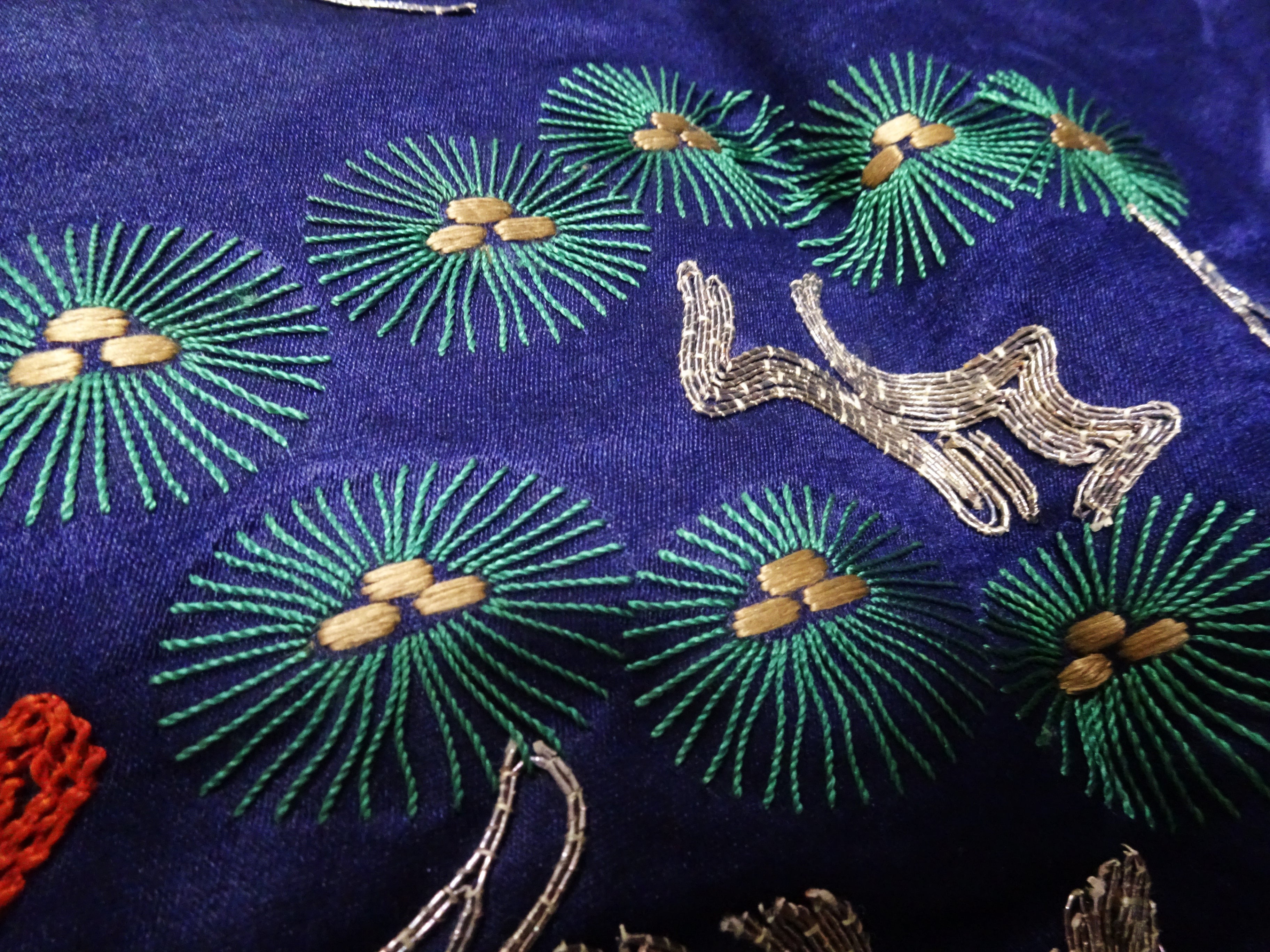 Japanese Antique high quality Super Rare Fukusa Embroidery