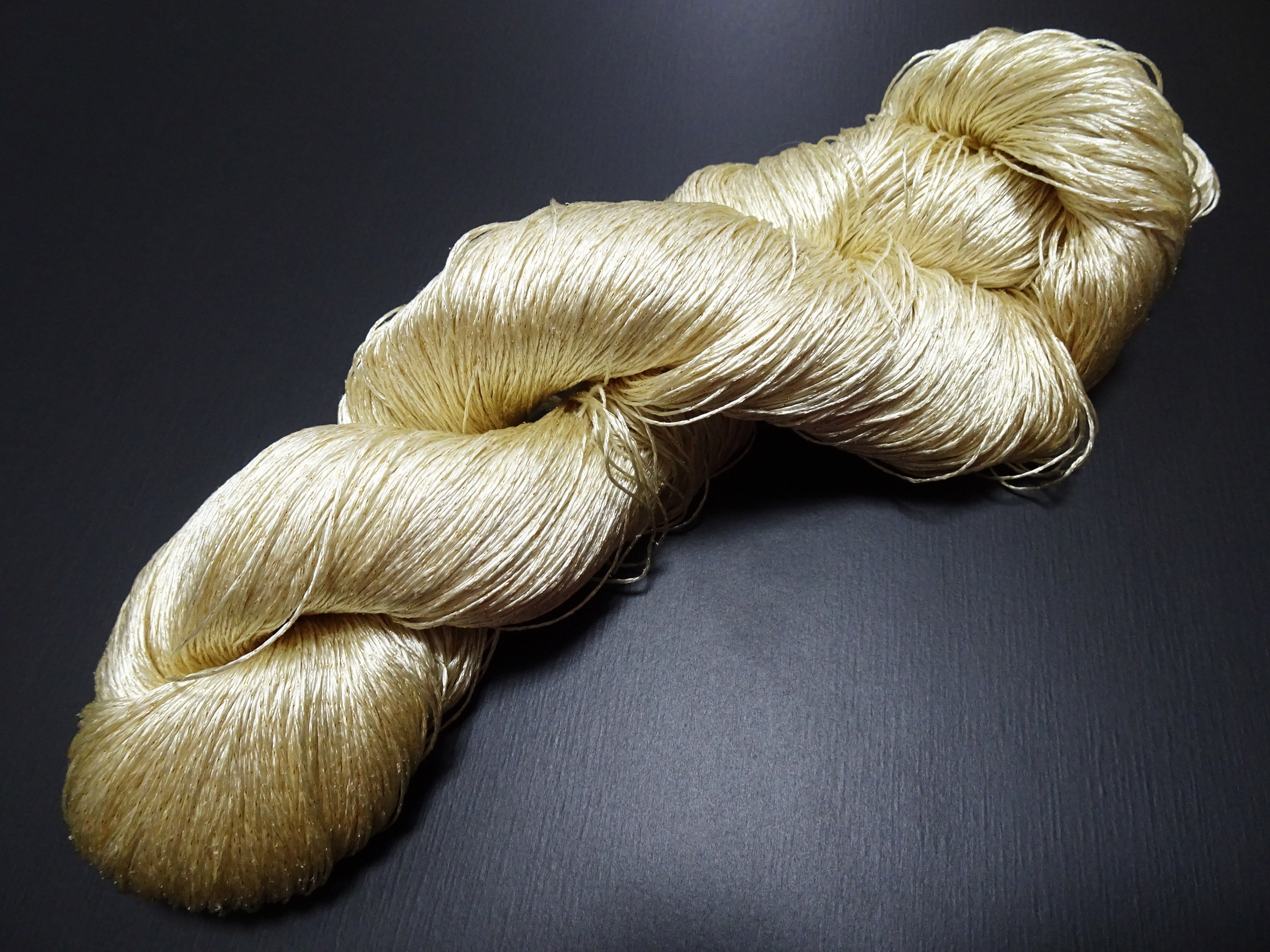 Japanese Vintage High Class Rare Silk Thread Mixture of Gold embroidery 17693