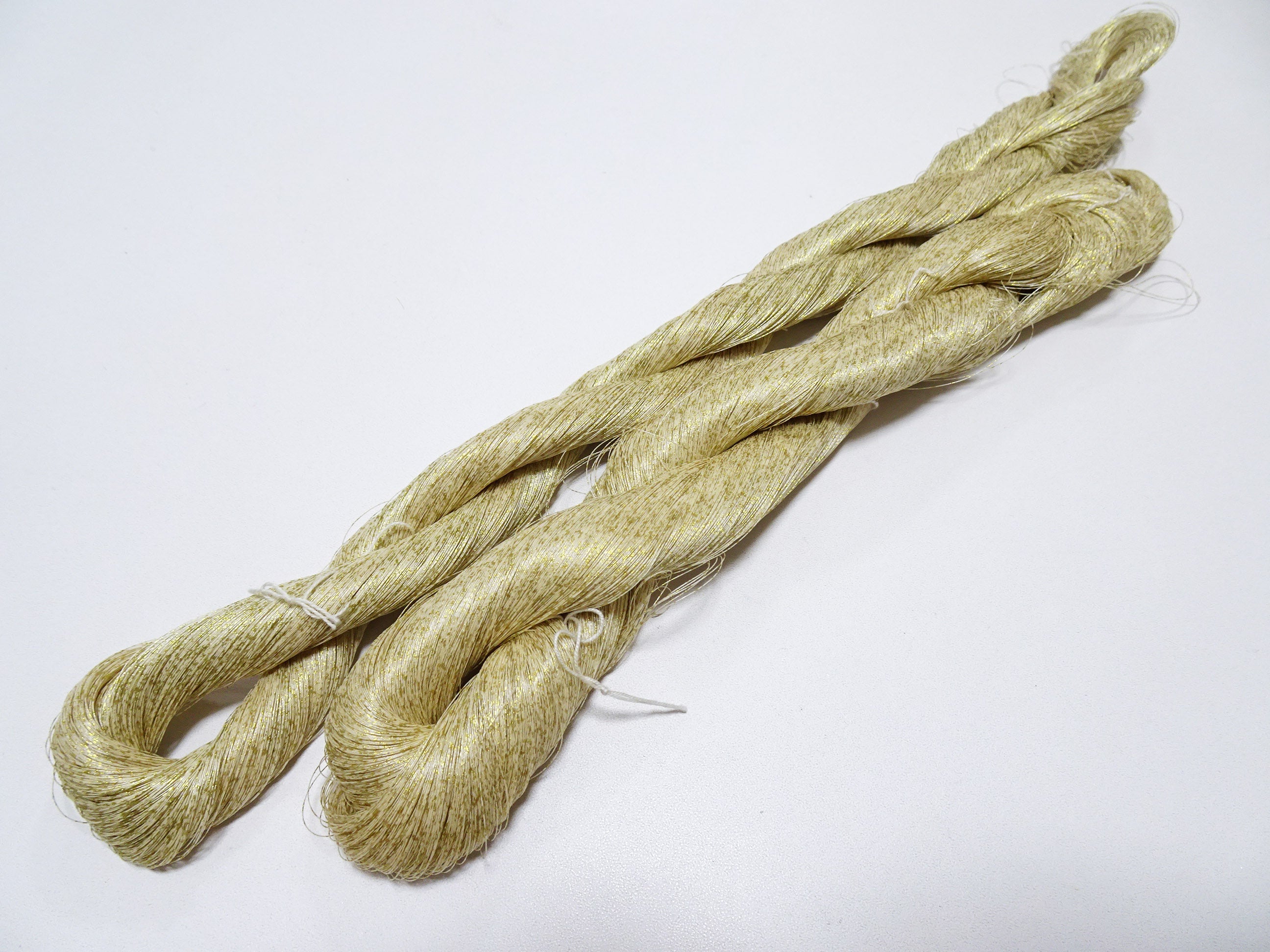 Special price! Japanese Vintage Super Rare Urushi (japanese lacquer) Kinsunago thread 2sets Over 1500M  0.16mm  12602