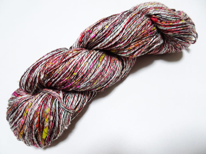 Japanese Tanaka Gen Silk – One-of-a-Kind Hand-Dyed Artistic Silk Wool Thread(Silk87% Wool13%), Rare Japanese Artisan Yarn, Limited Stock 16472