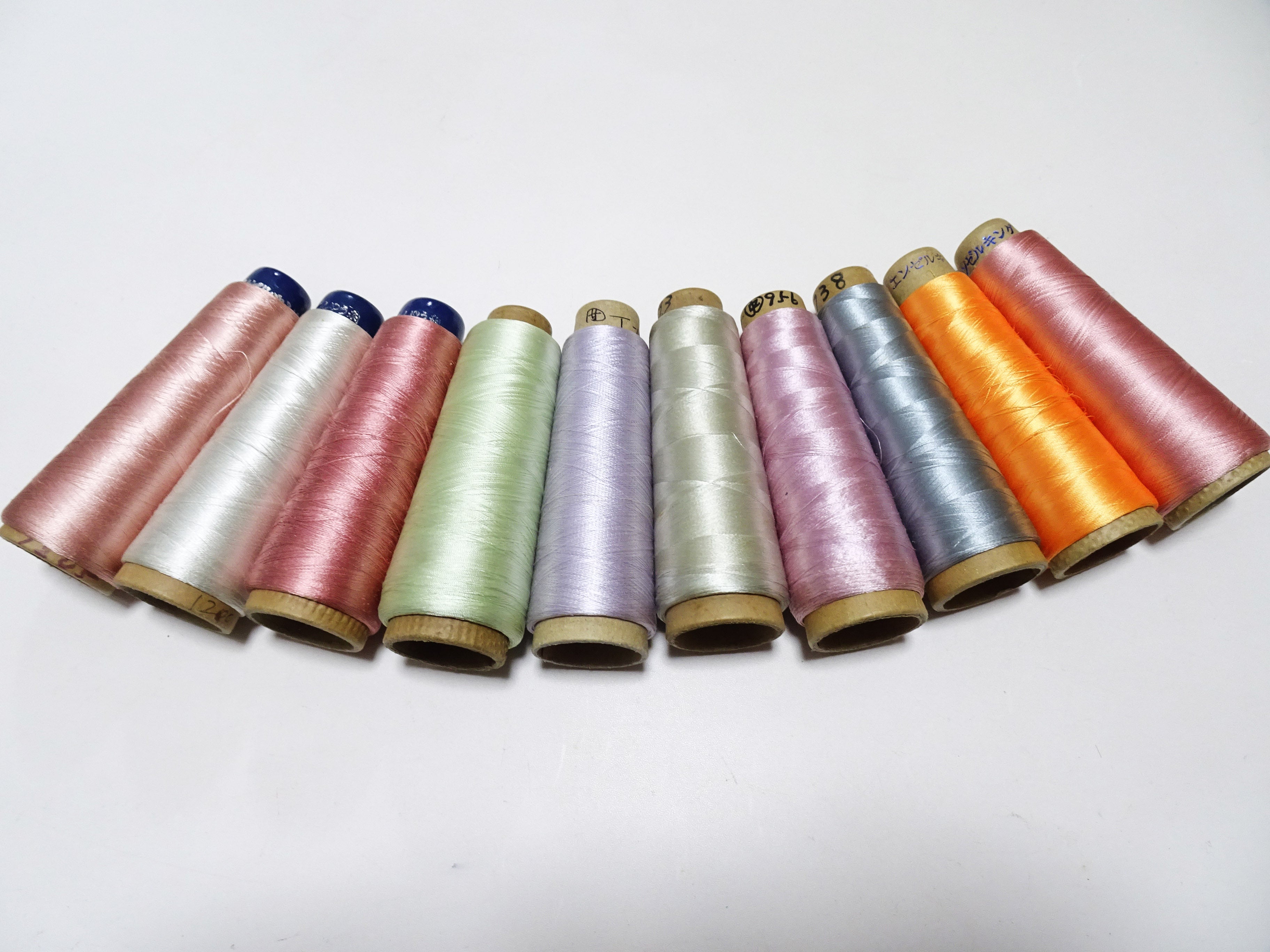Special Price!! Japanese vintage silk thread 10sets embroidery Over 6,000 meters  16363