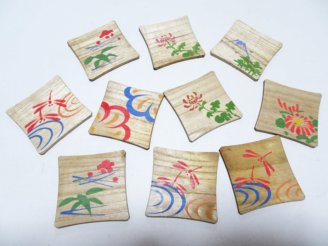 Vintage Japanese Wooden Thread Spools 10sets 17449