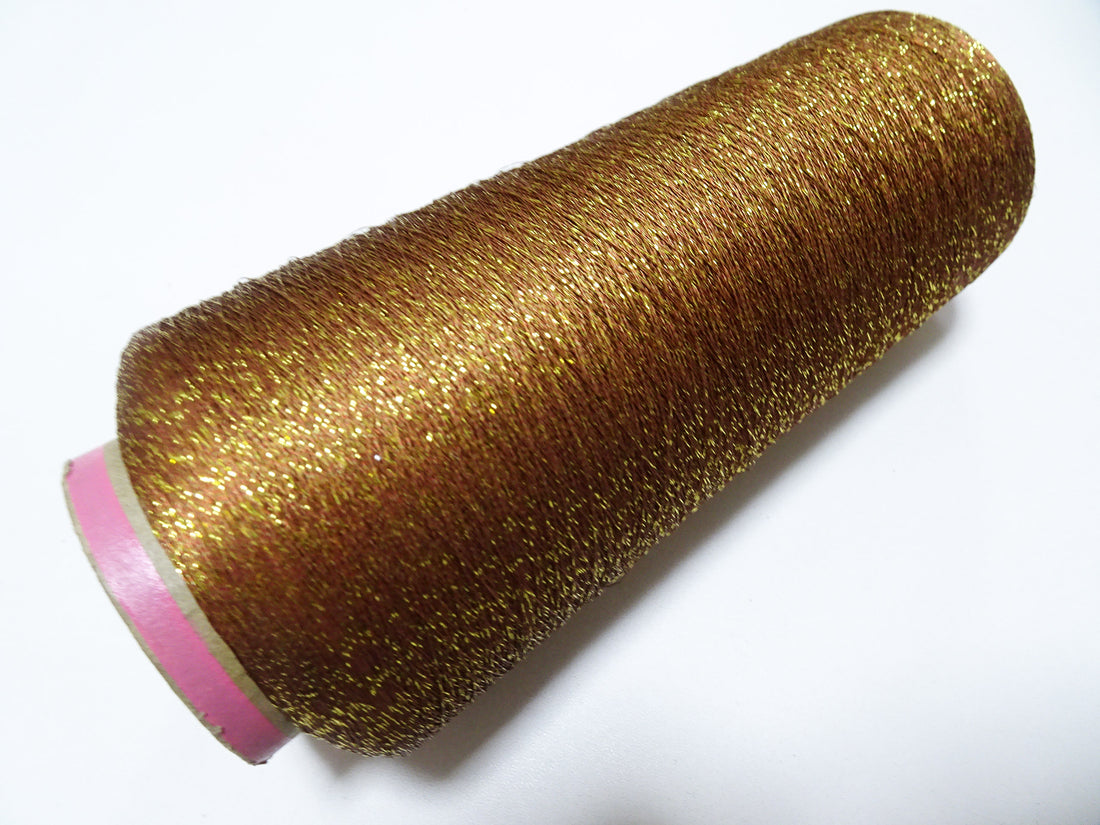 Super Special price! Japanese vintage metallic lame thread embroidery 5000M 9340