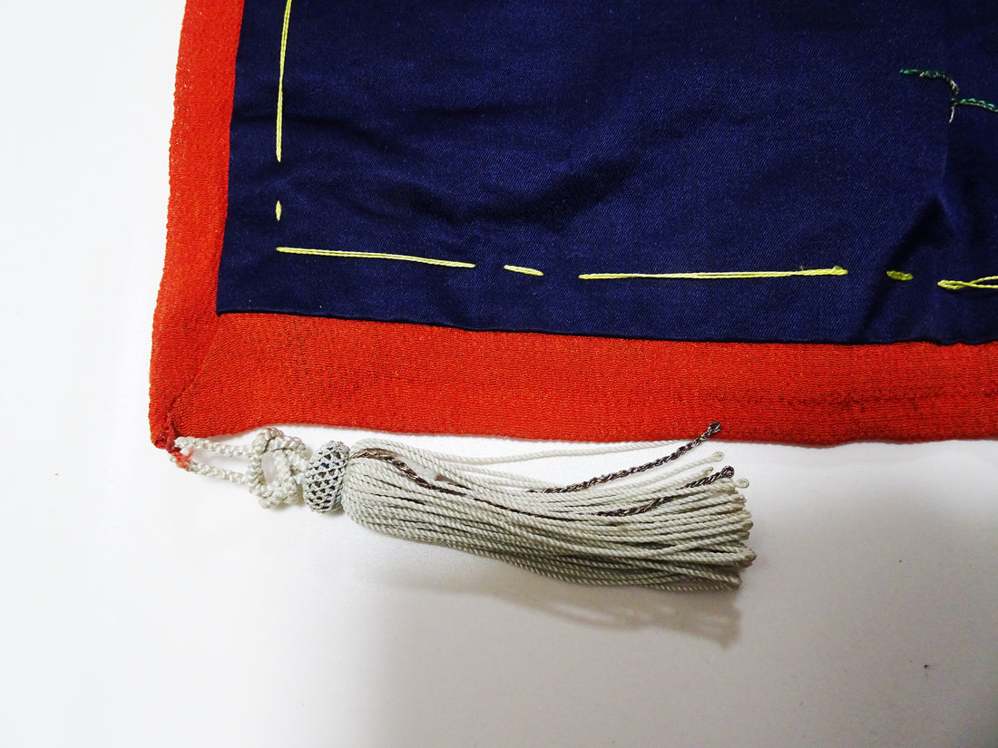 Japanese Antique high quality Super Rare Fukusa  Embroidery 7680