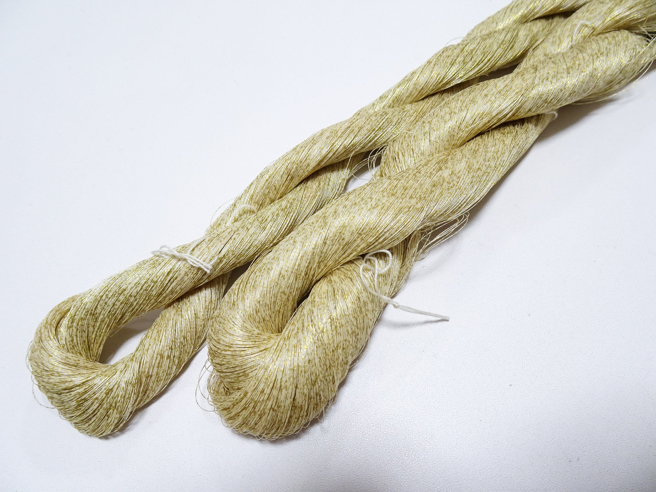 Special price! Japanese Vintage Super Rare Urushi (japanese lacquer) Kinsunago thread 2sets Over 1500M  0.16mm  12602