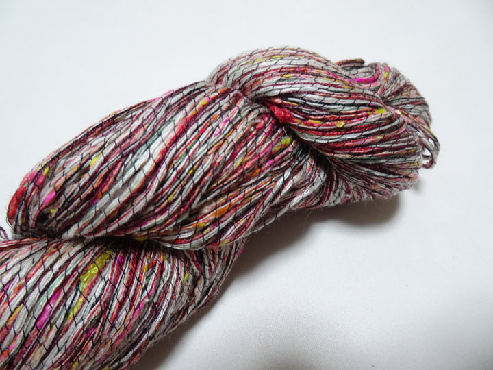 Japanese Tanaka Gen Silk – One-of-a-Kind Hand-Dyed Artistic Silk Wool Thread(Silk87% Wool13%), Rare Japanese Artisan Yarn, Limited Stock 16472