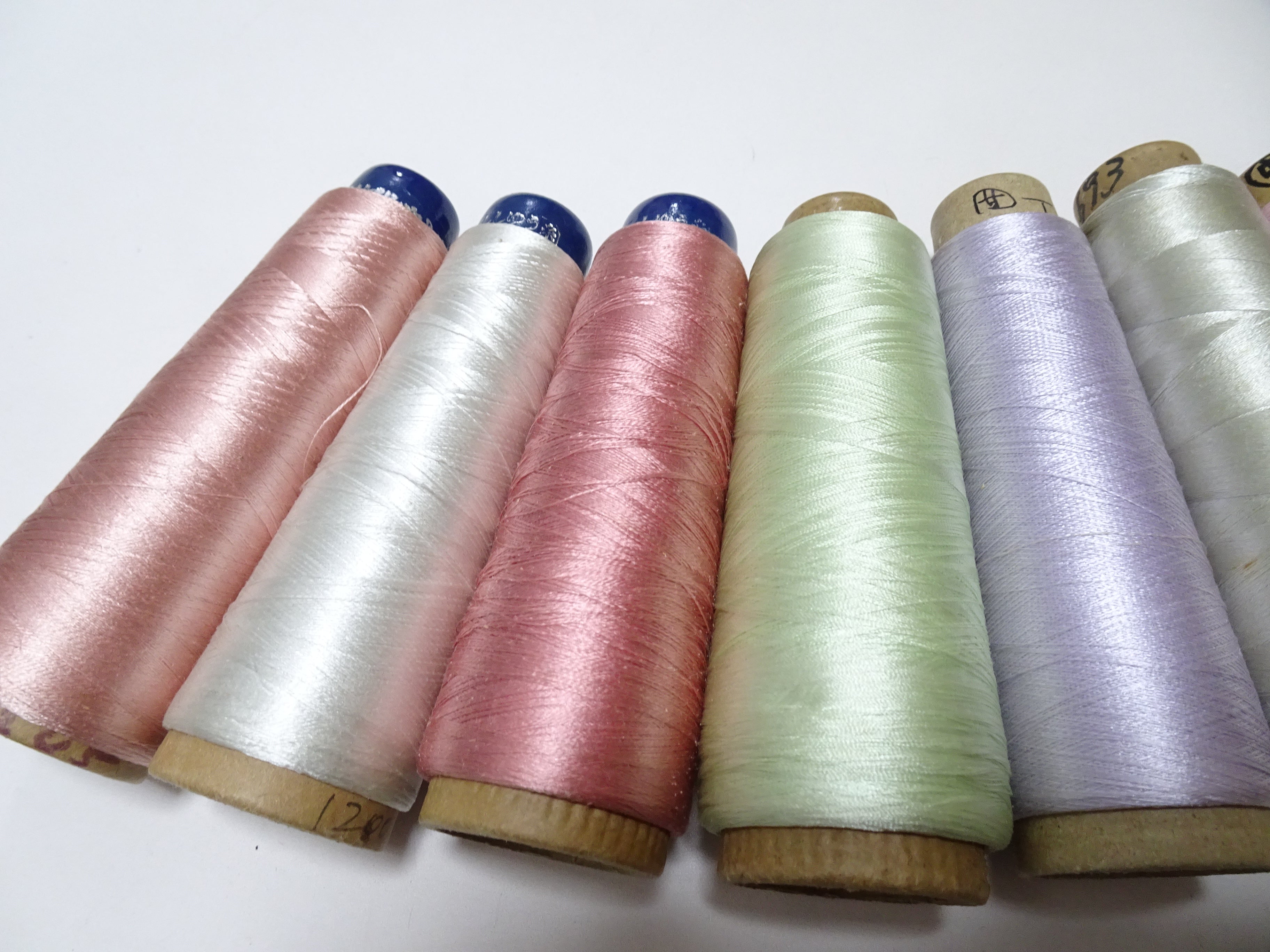 Special Price!! Japanese vintage silk thread 10sets embroidery Over 6,000 meters  16363