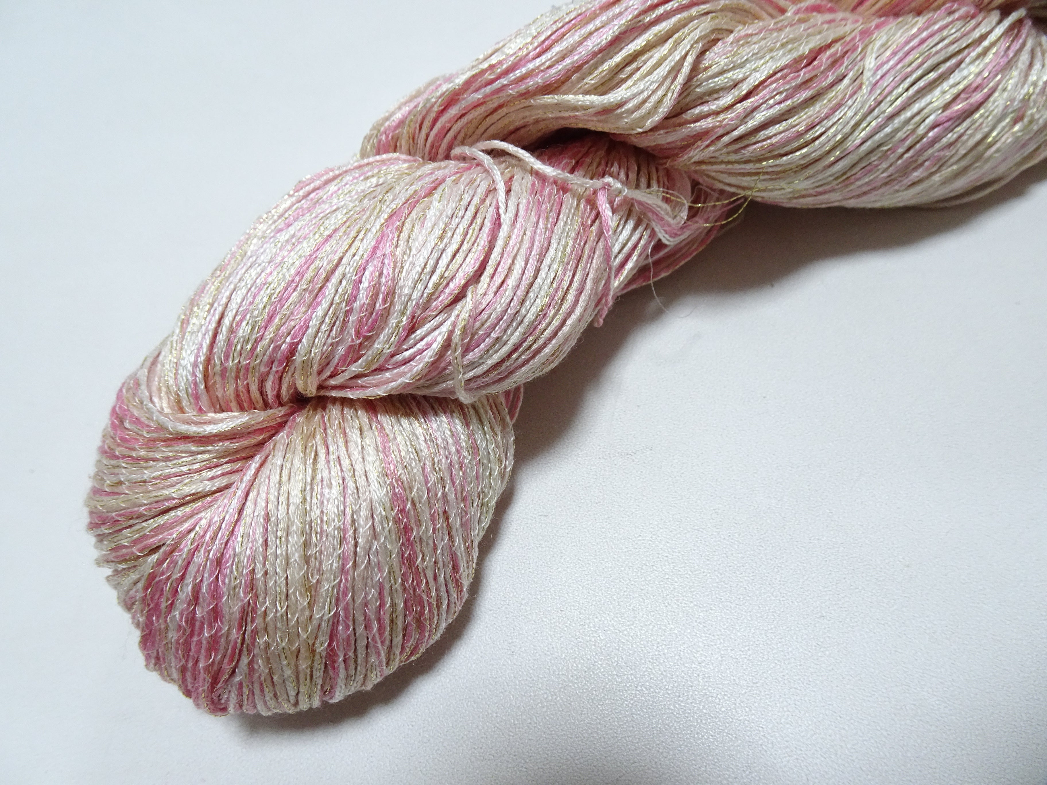 Japanese Tanaka Gen Silk – One-of-a-Kind Hand-Dyed Artistic Silk Thread, Rare Japanese Artisan Yarn, Limited Stock 19110