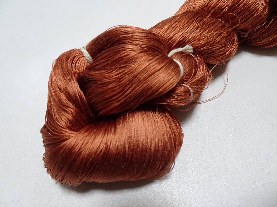 Japanese Vintage Twisted Silk Thread Embroidery 17128