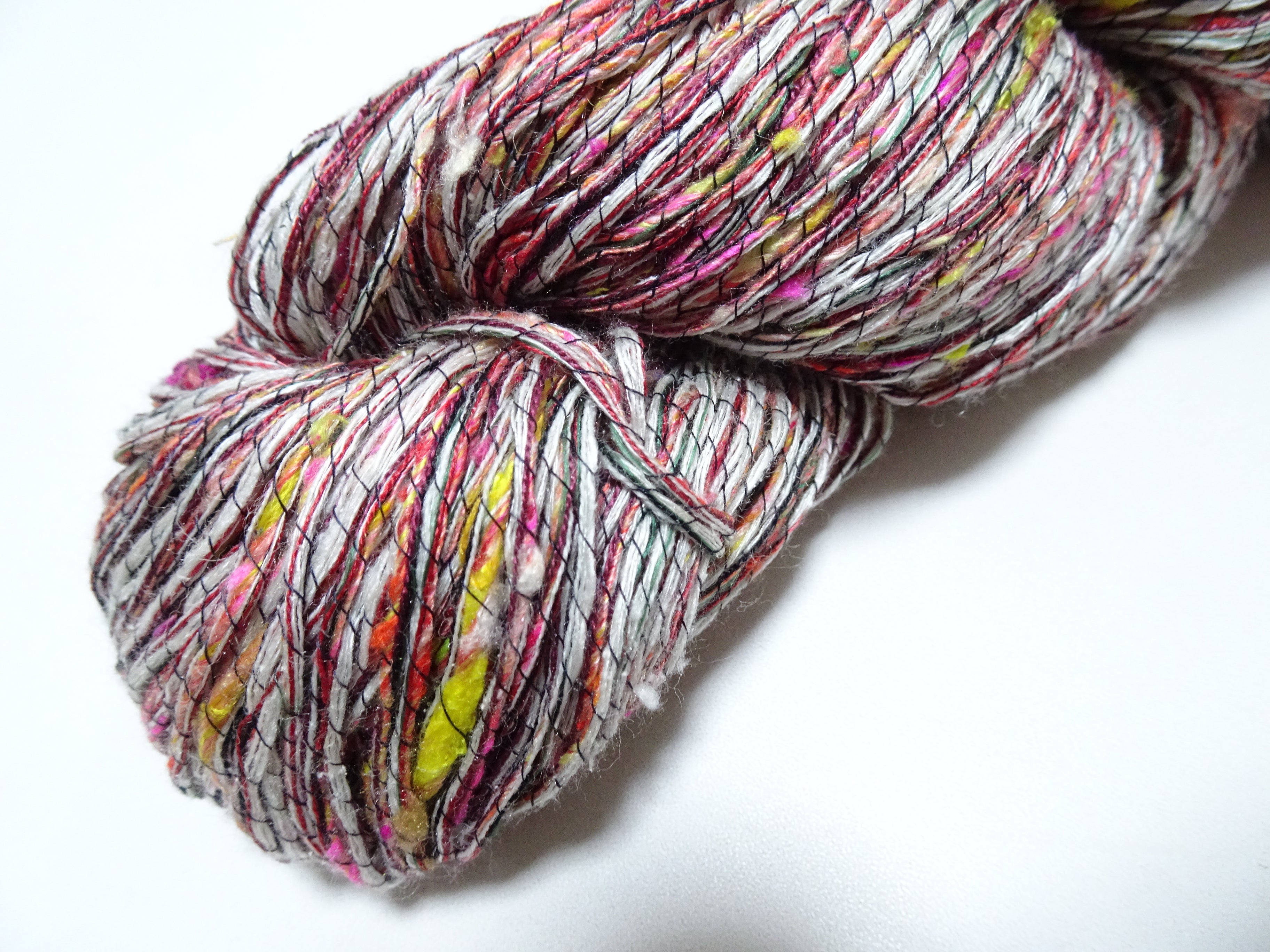 Japanese Tanaka Gen Silk – One-of-a-Kind Hand-Dyed Artistic Silk Wool Thread(Silk87% Wool13%), Rare Japanese Artisan Yarn, Limited Stock 16472