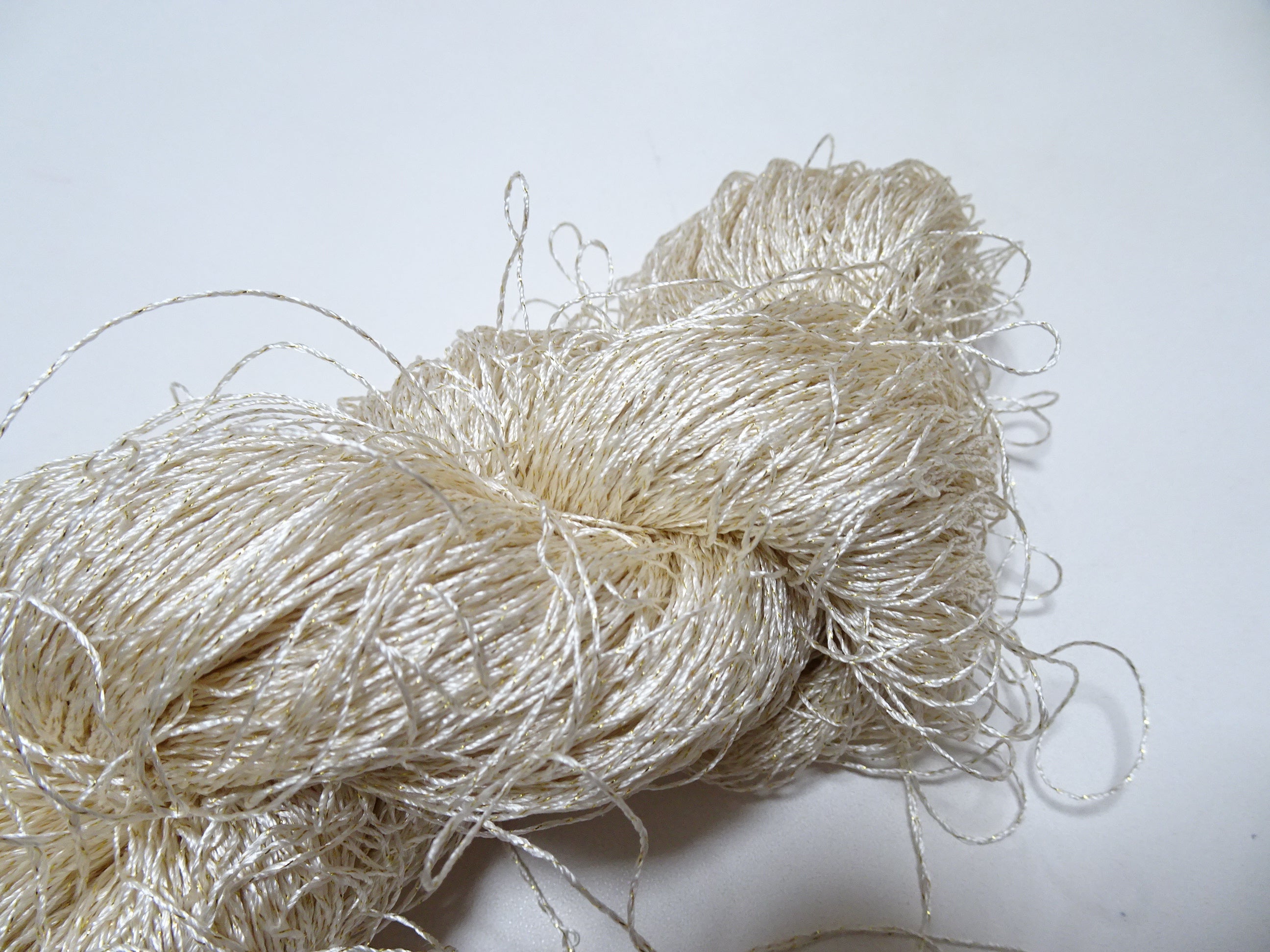 Japanese vintage high class rare silk thread Mixture of Gold embroidery 9513