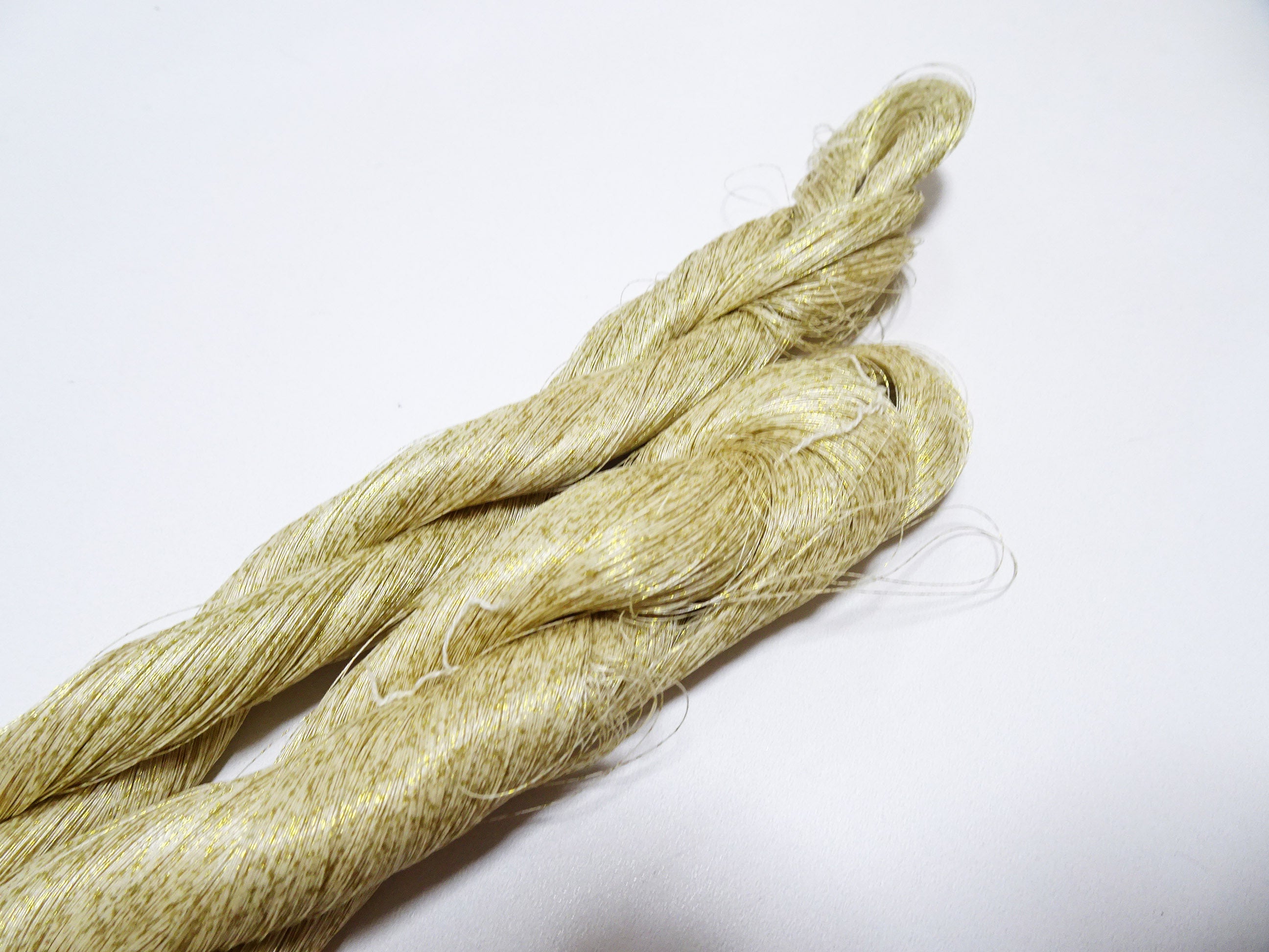 Special price! Japanese Vintage Super Rare Urushi (japanese lacquer) Kinsunago thread 2sets Over 1500M  0.16mm  12602