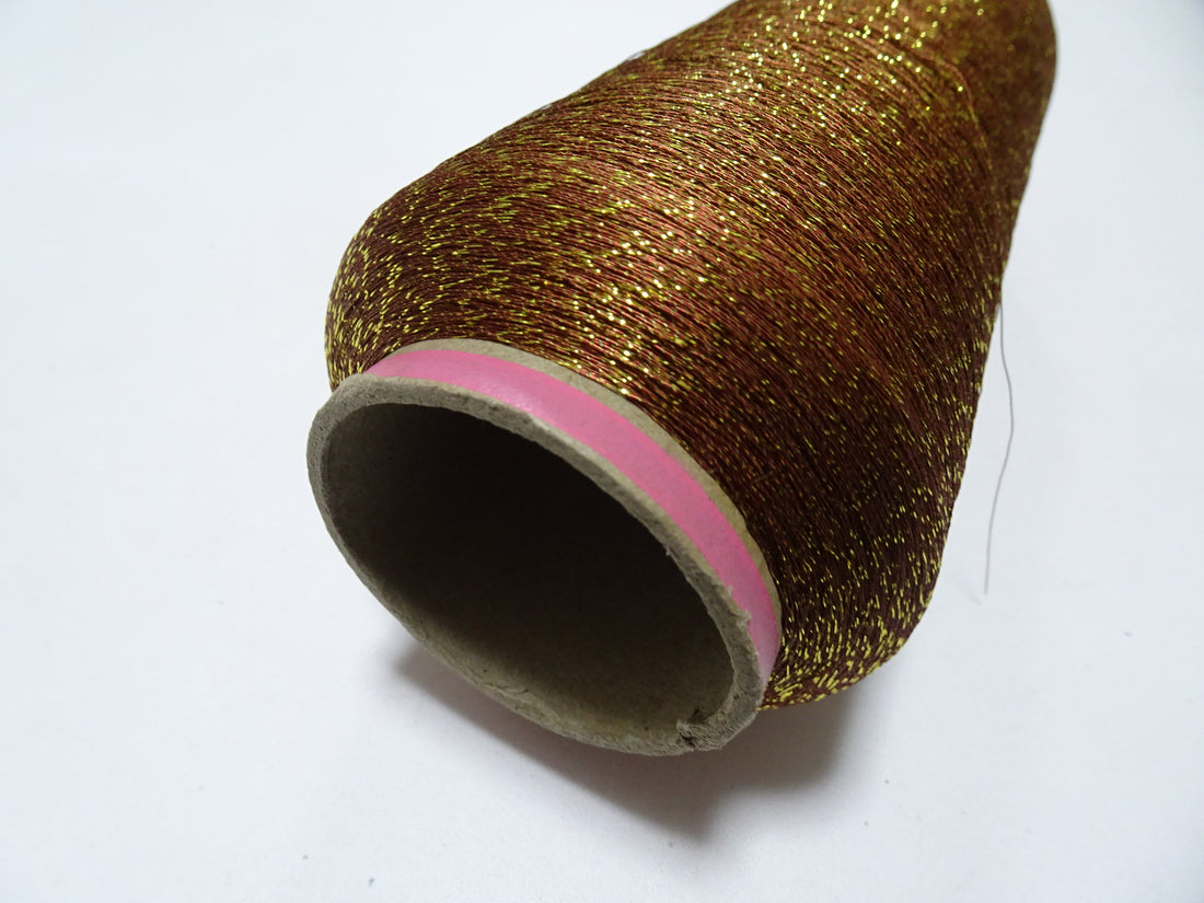 Super Special price! Japanese vintage metallic lame thread embroidery 5000M 9340