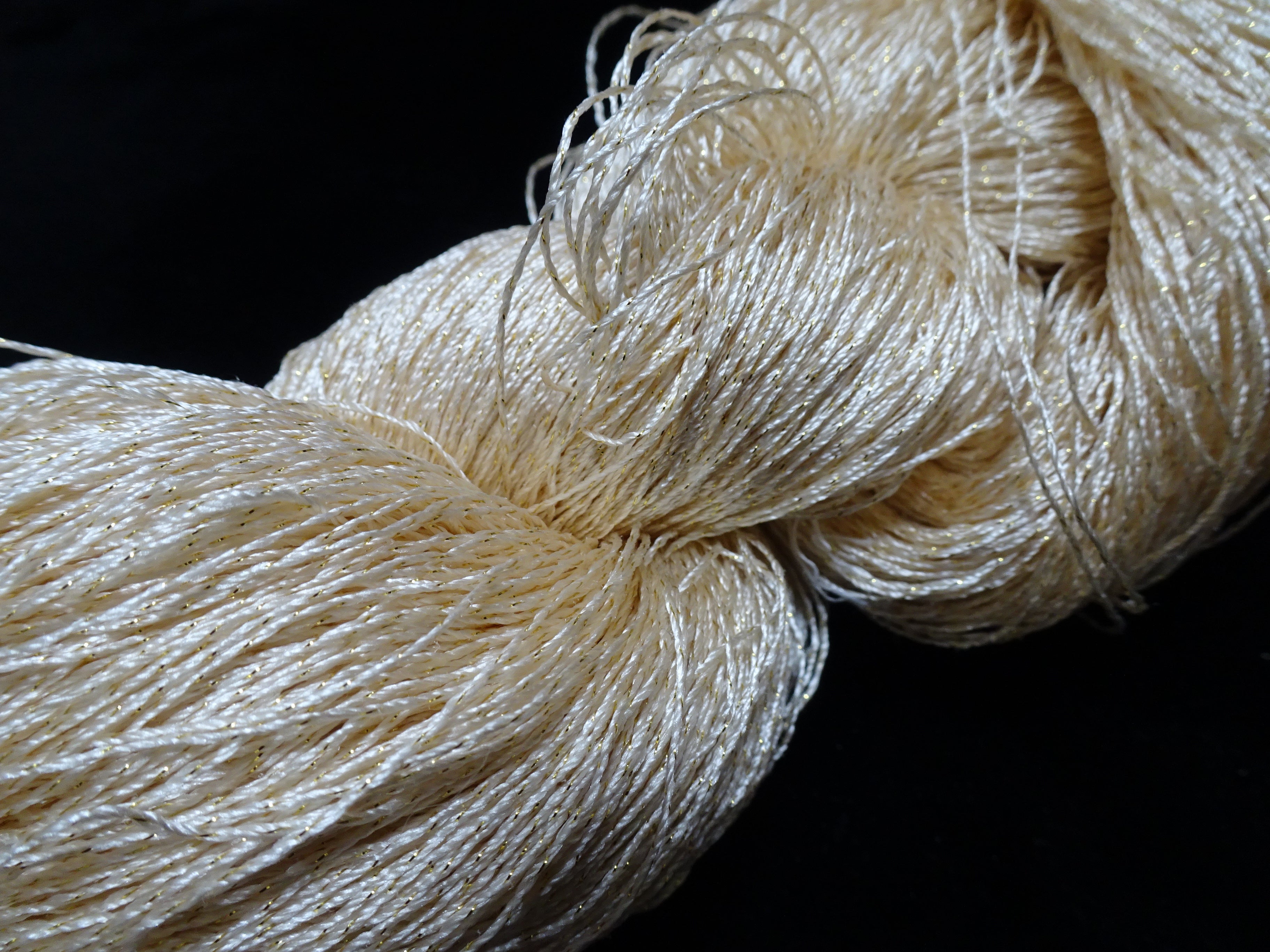 Japanese Vintage High Class Rare Silk Thread Mixture of Gold embroidery 17895