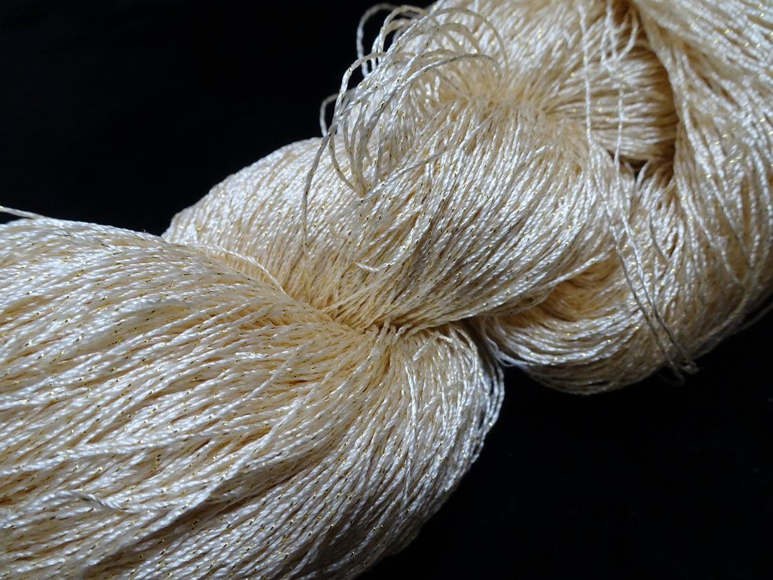 Japanese Vintage High Class Rare Silk Thread Mixture of Gold embroidery 17895