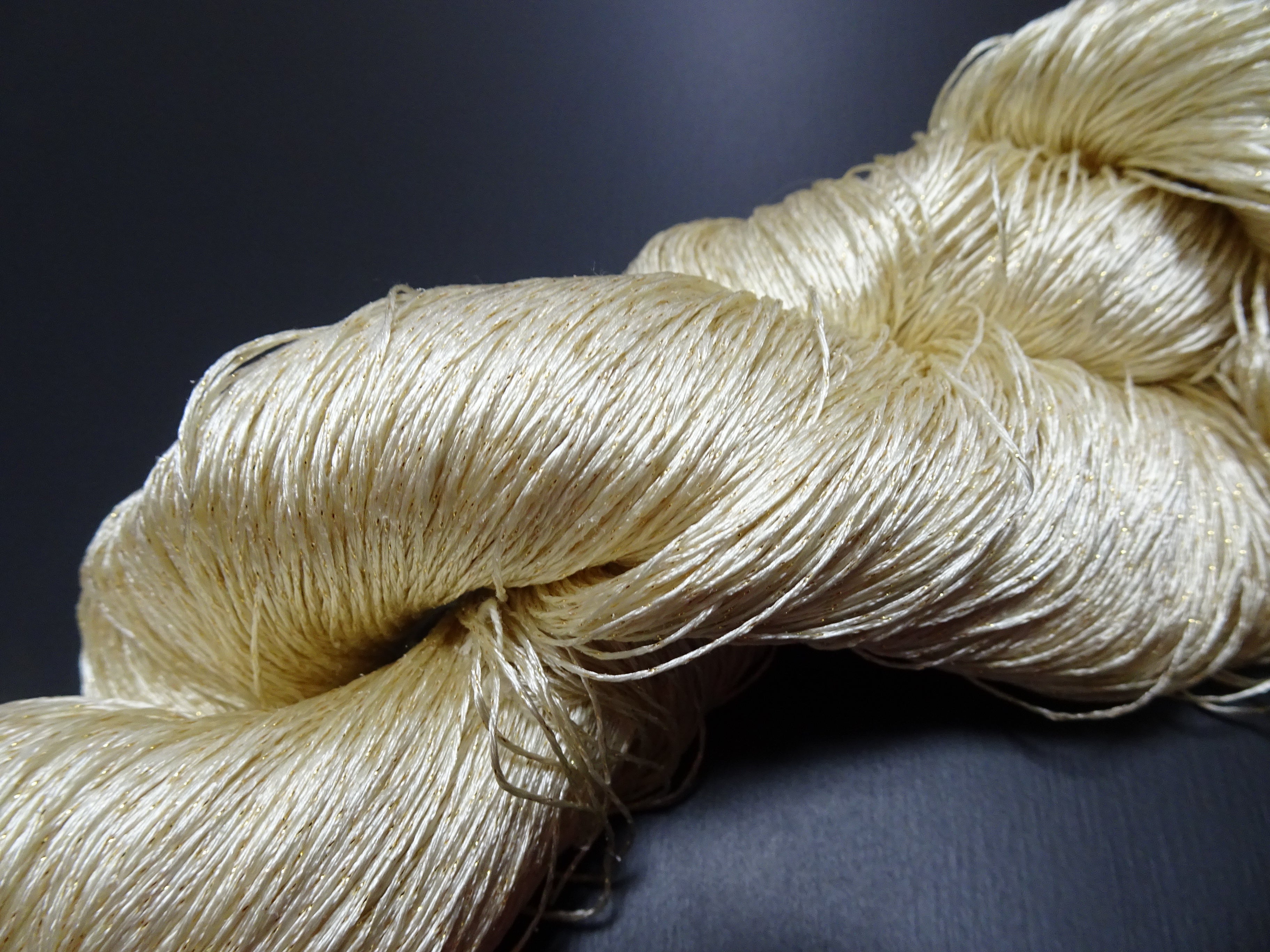 Japanese Vintage High Class Rare Silk Thread Mixture of Gold embroidery 17693