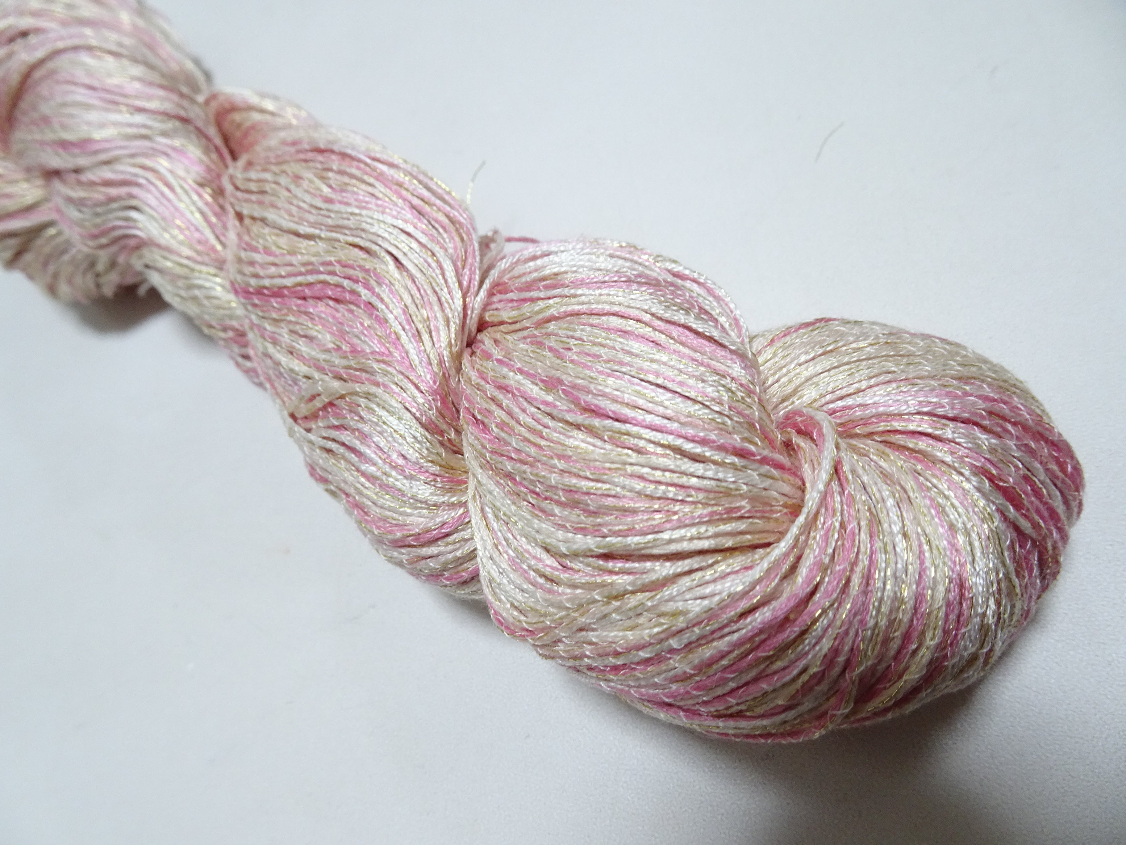 Japanese Tanaka Gen Silk – One-of-a-Kind Hand-Dyed Artistic Silk Thread, Rare Japanese Artisan Yarn, Limited Stock 19110