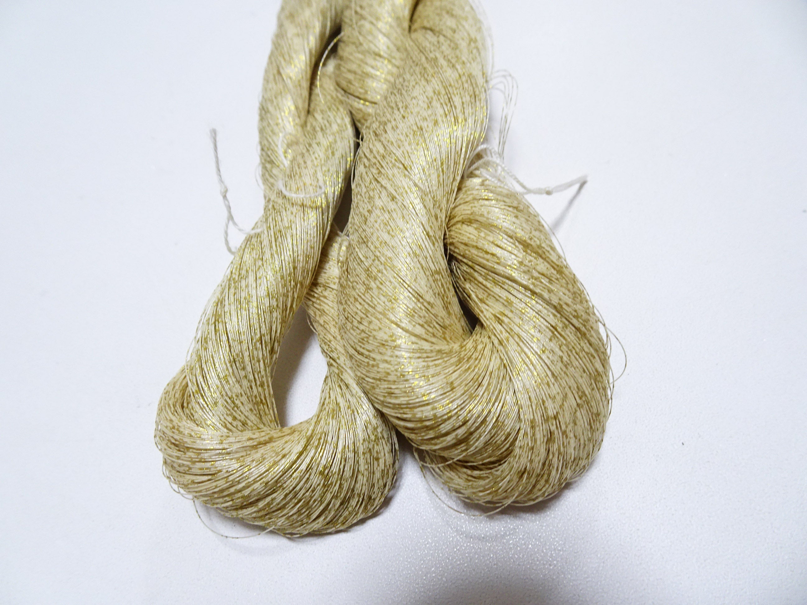 Special price! Japanese Vintage Super Rare Urushi (japanese lacquer) Kinsunago thread 2sets Over 1500M  0.16mm  12602