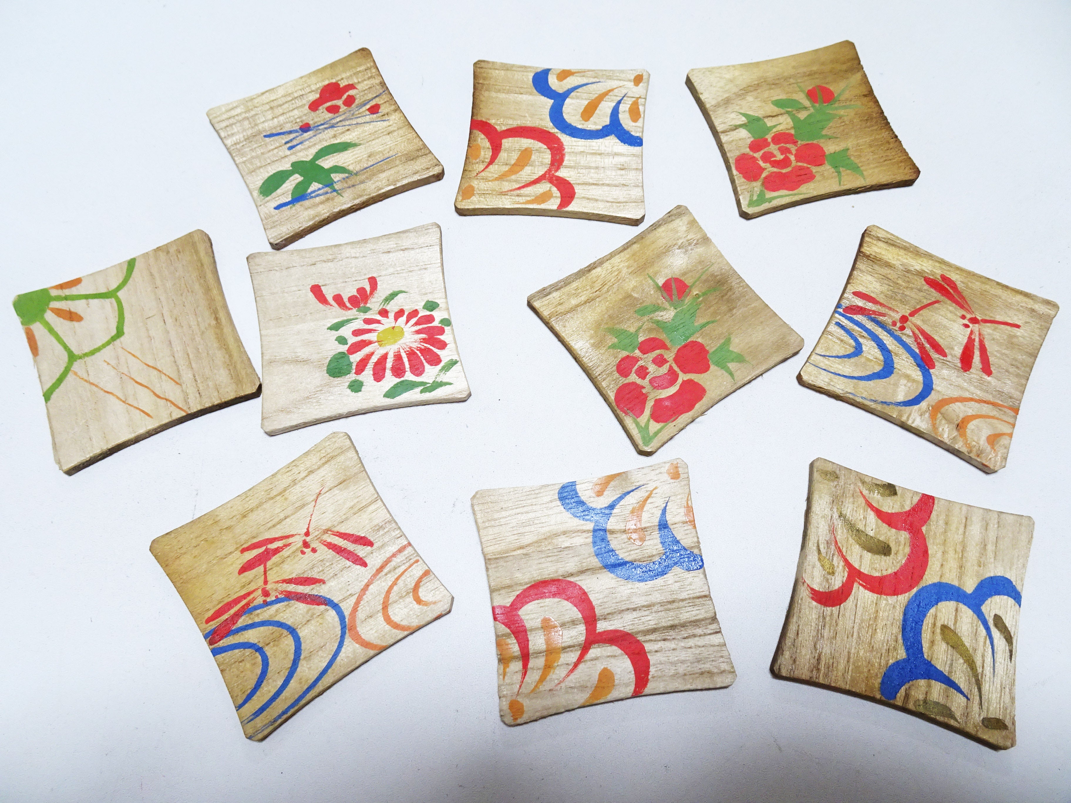 Vintage Japanese Wooden Thread Spools 10sets 17450