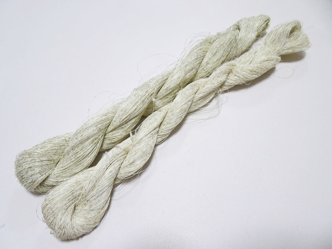 Special price! Japanese Vintage Super Rare Urushi (japanese lacquer) Kinsunago thread 2sets Over 1500M  0.16mm  12603