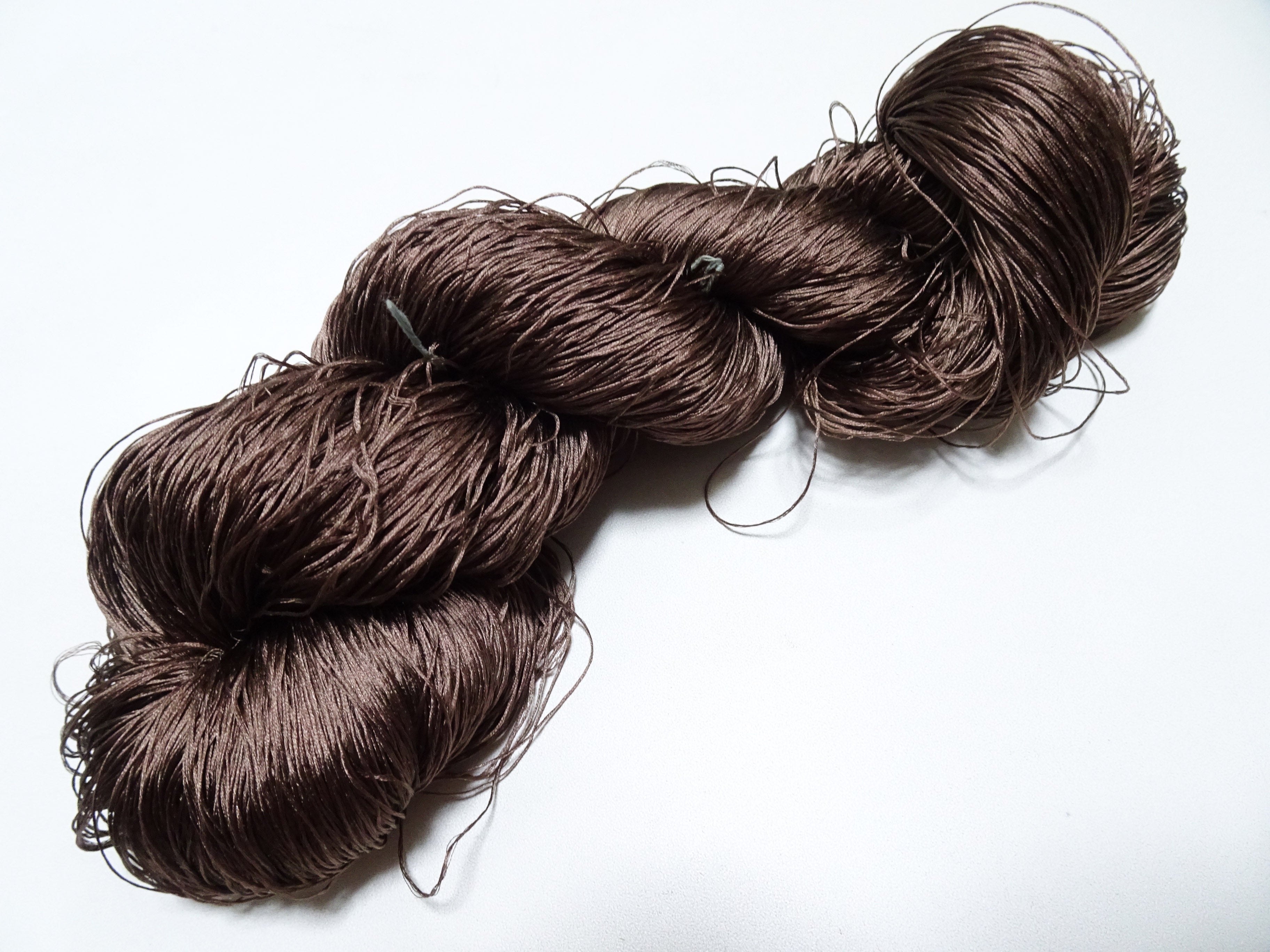 Japanese Vintage 6 Loose-Twist Silk Threads 19246