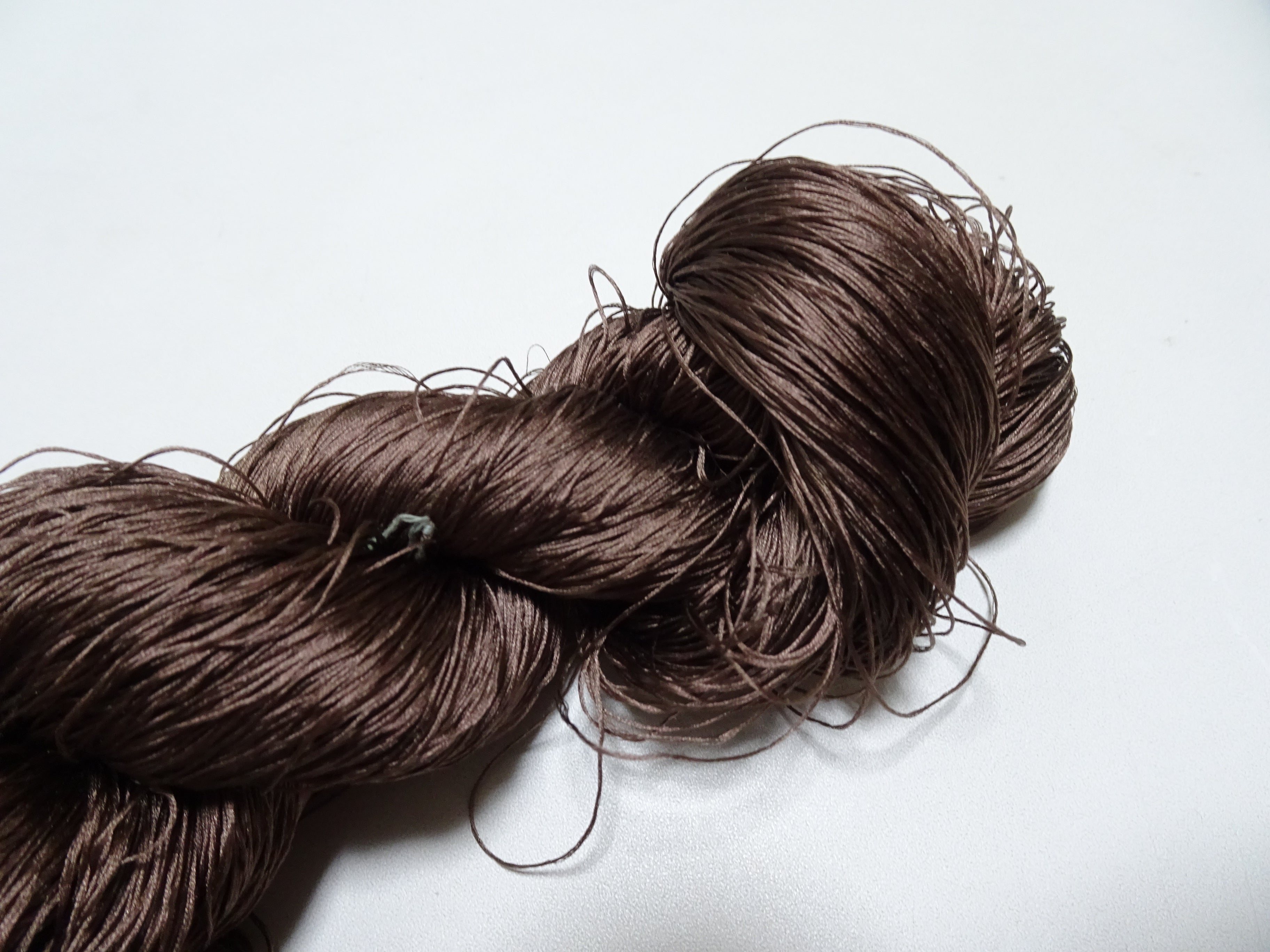 Japanese Vintage 6 Loose-Twist Silk Threads 19246